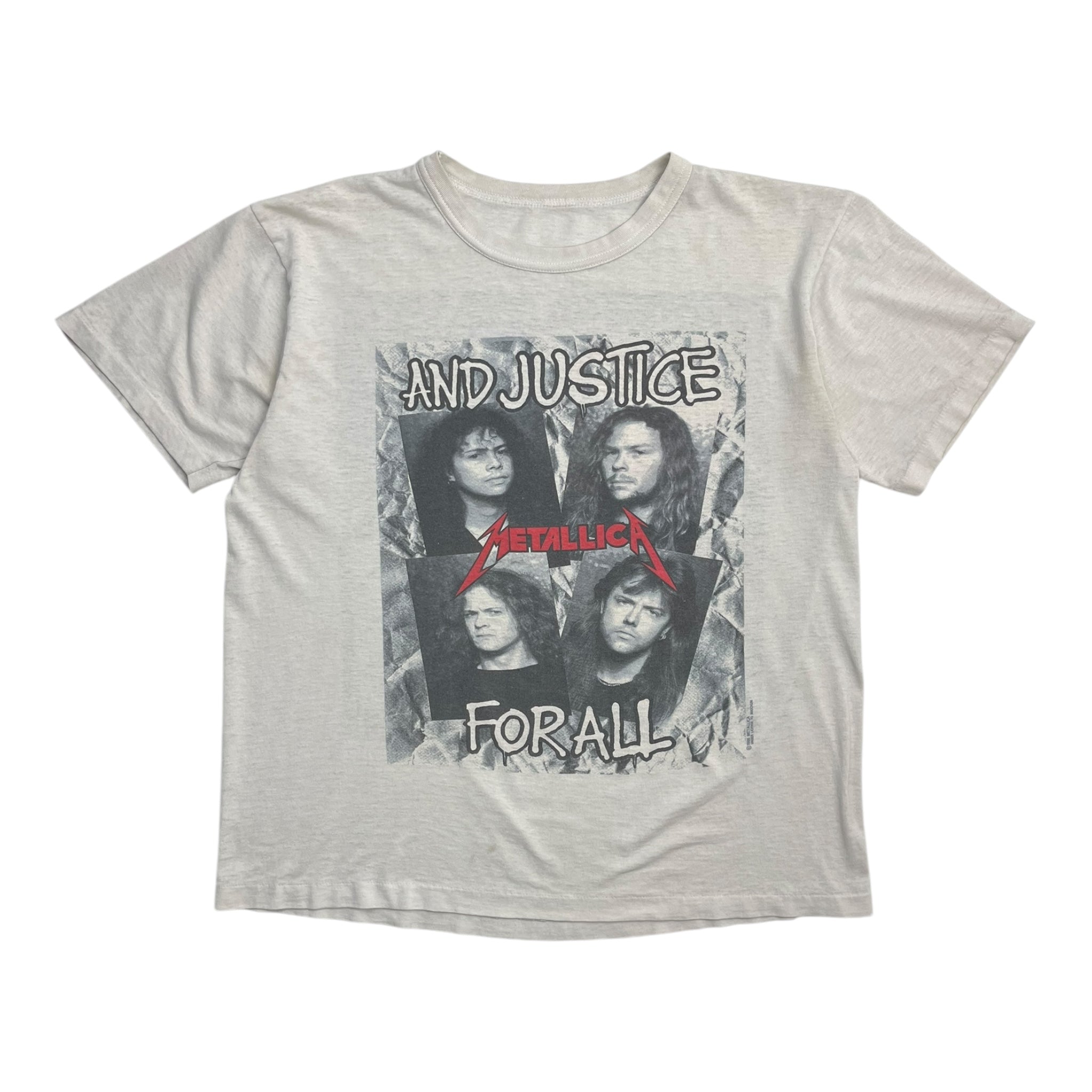 1988 Metallica "And Justice For All" Album Cover T-Shirt