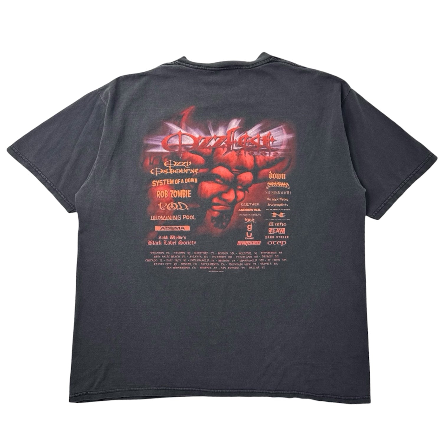2002 Ozzy Osbourne ‘OzzFest’ Tour T-Shirt