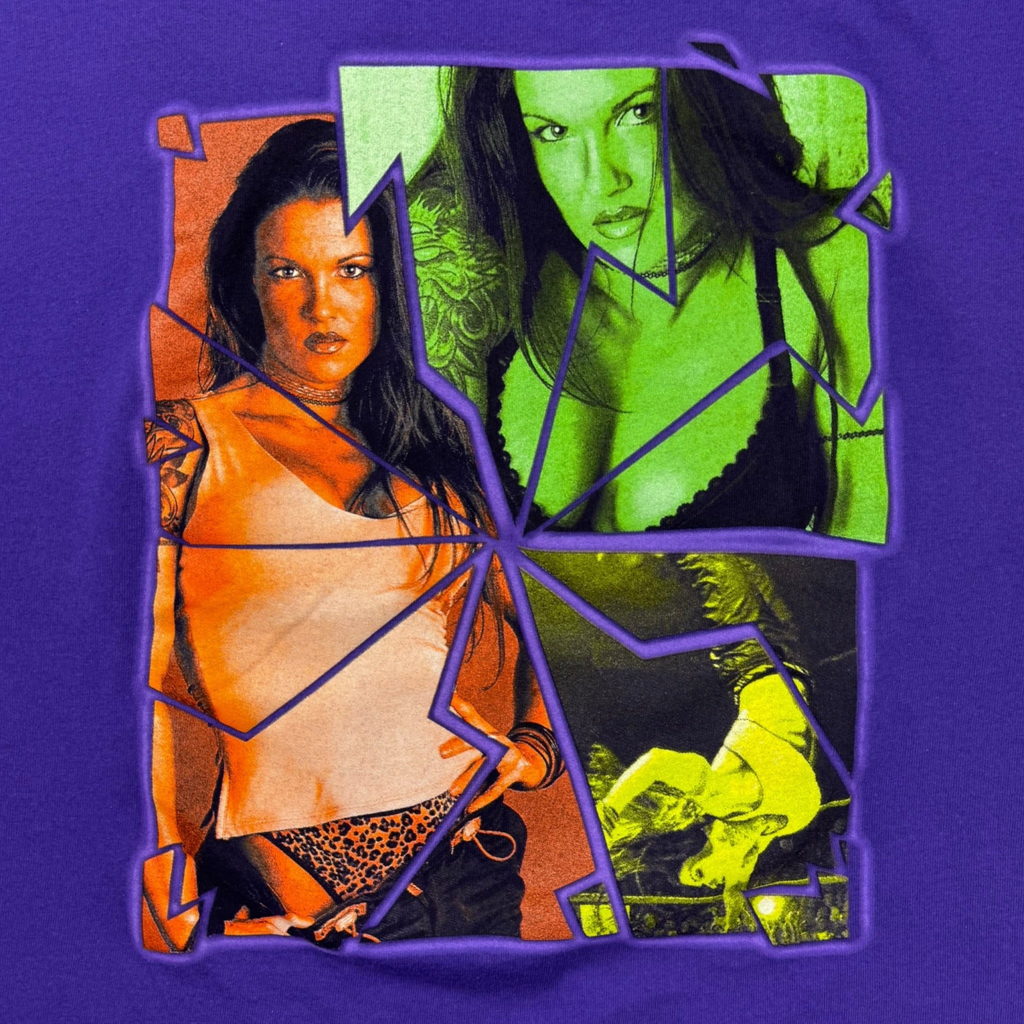 2001 Lita WWF Diva Collage T-Shirt