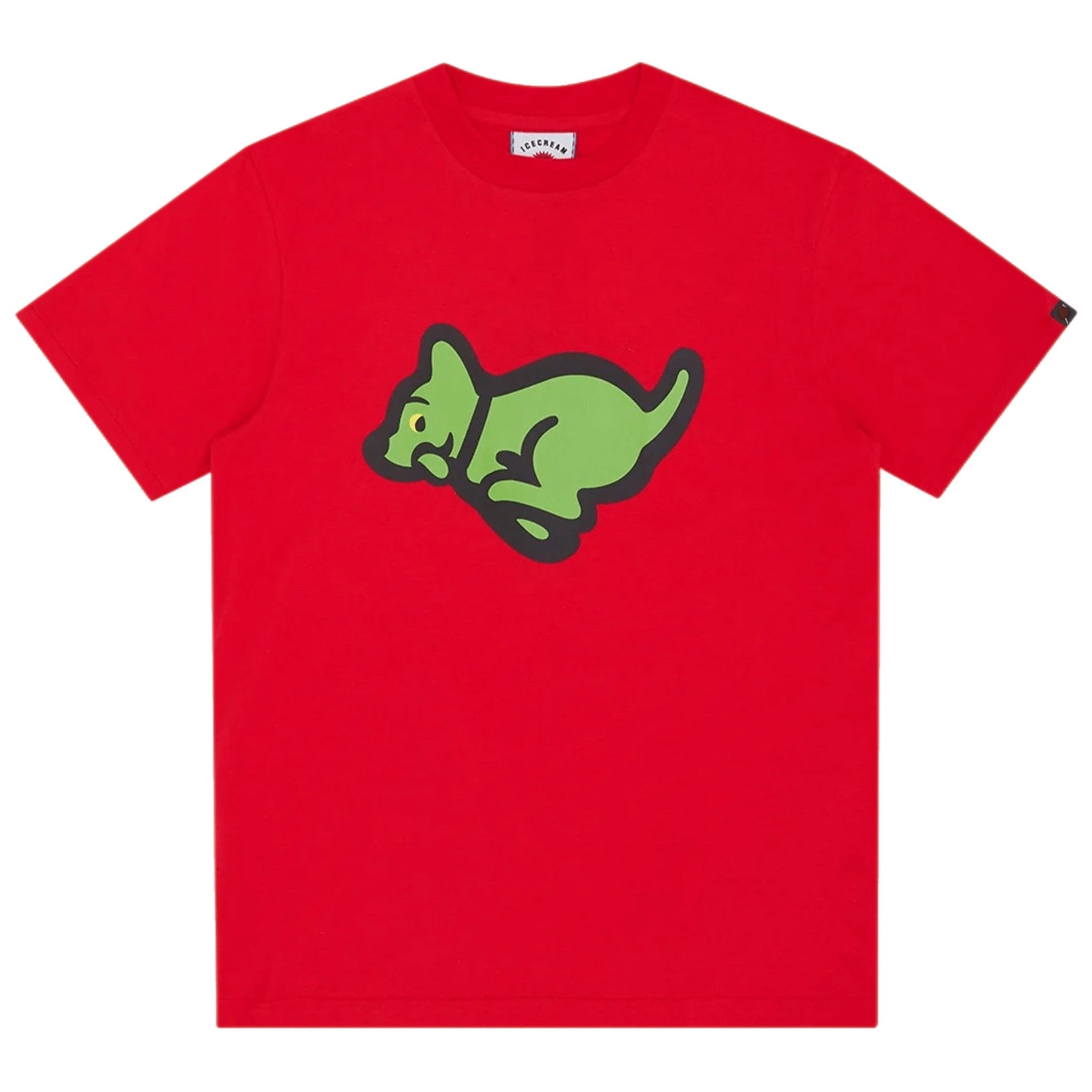 Ice Cream Running Dog Tee Red