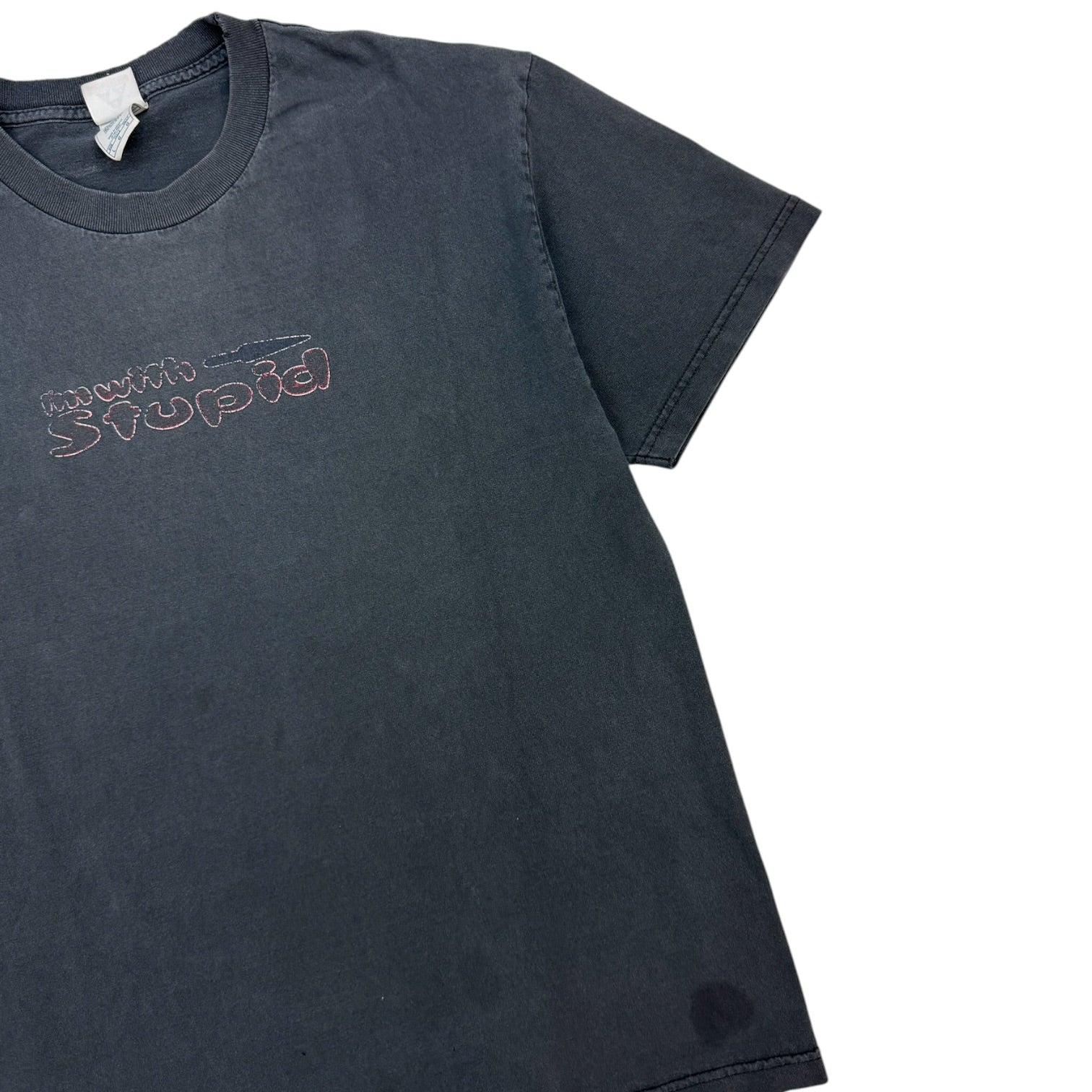 Vintage I’m With Stupid T-Shirt Black