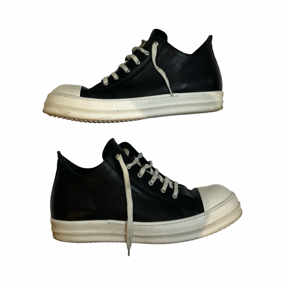 Rick Owens Temple Low Sneakers Black (Used)