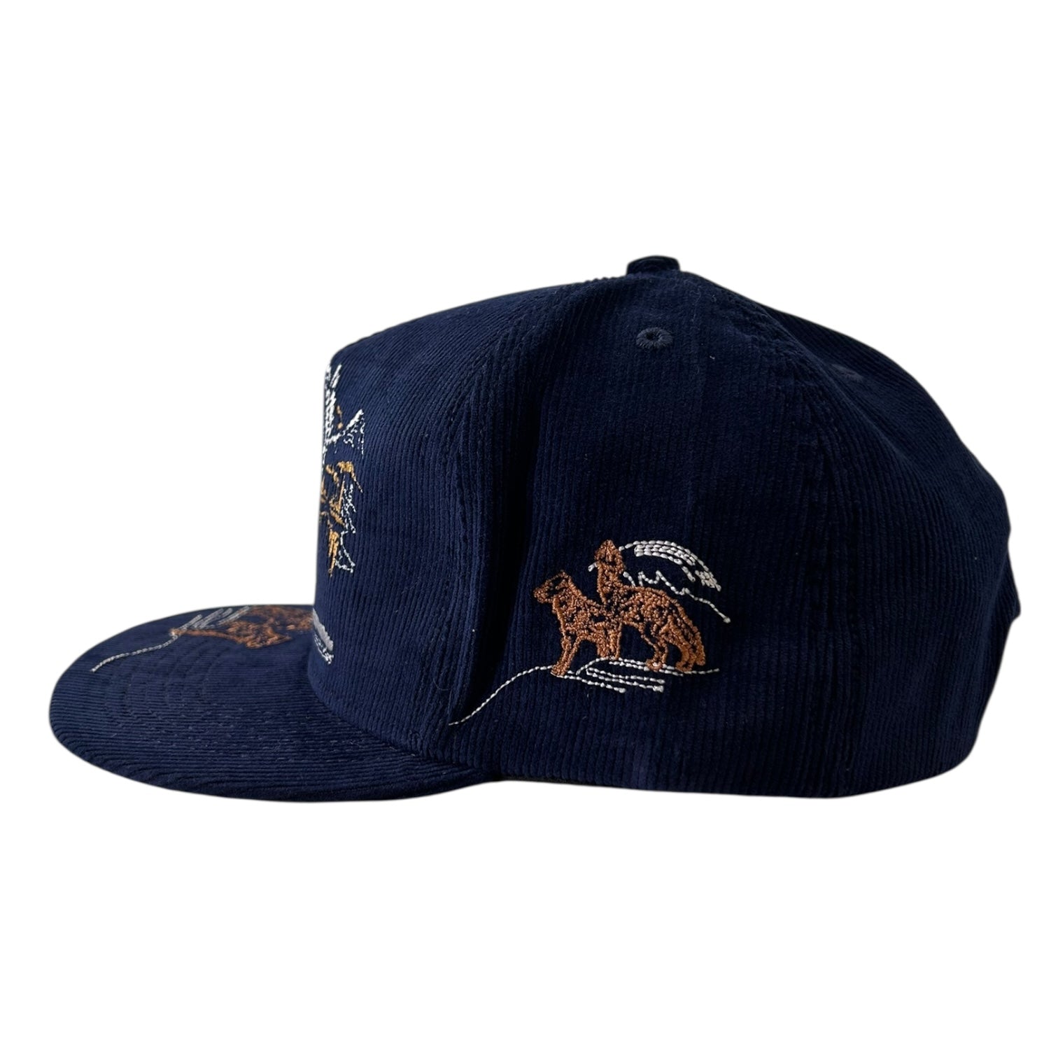 Rhude Eagles Souvenir Cap Navy Corduroy Cap
