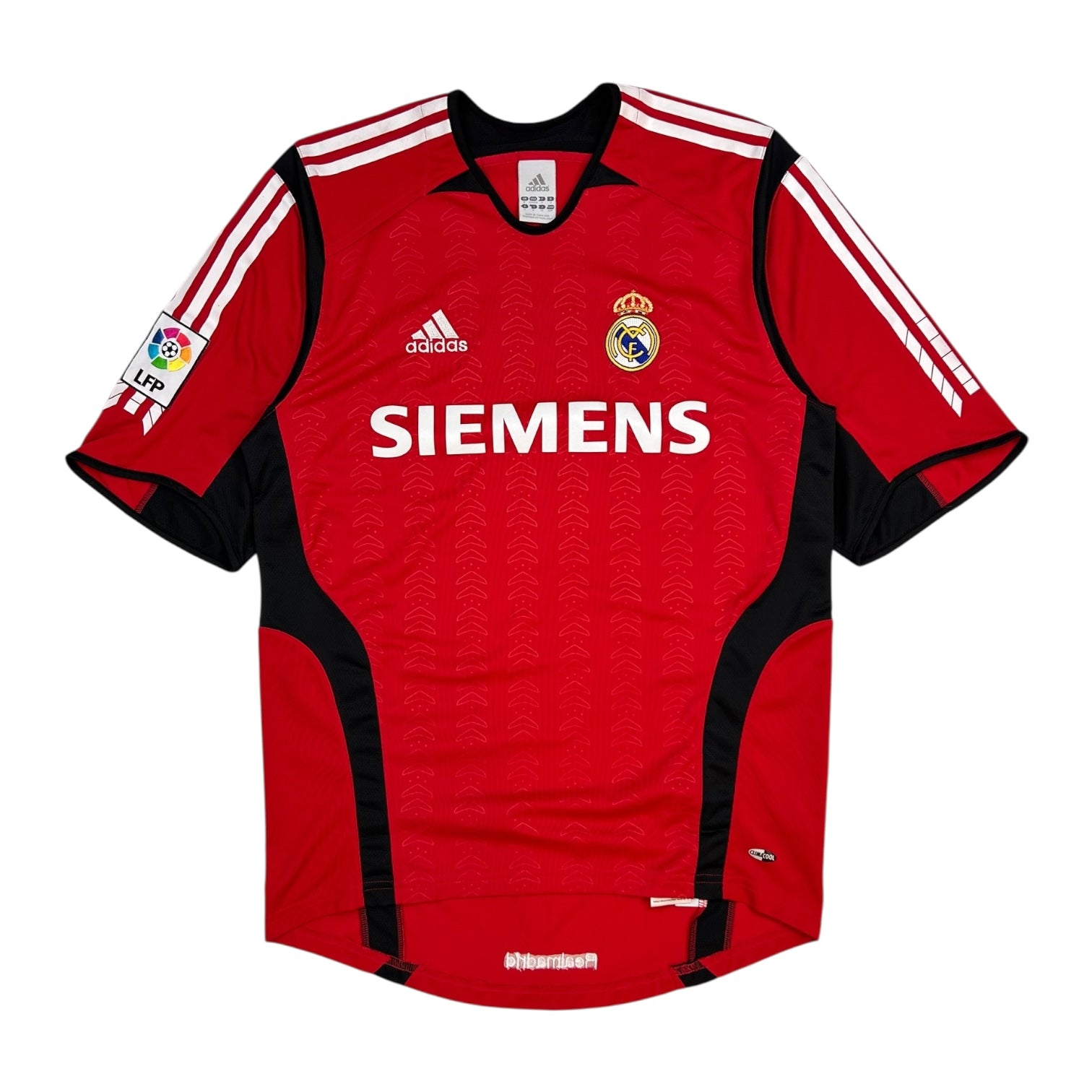 Vintage Adidas 2005-2006 Real Madrid GK Kit Jersey Red