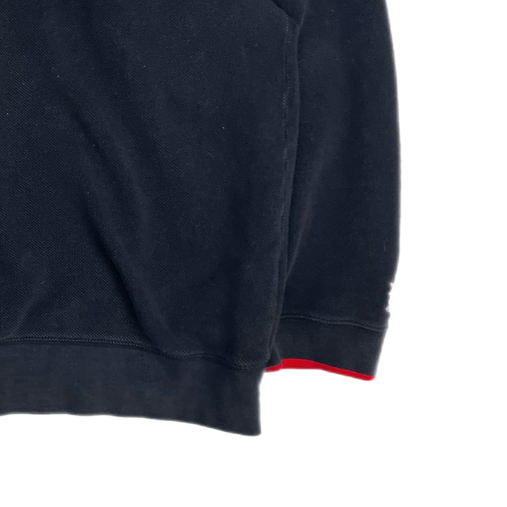 Vintage Nike Team Canada Centre Swoosh Thermal Crewneck Black