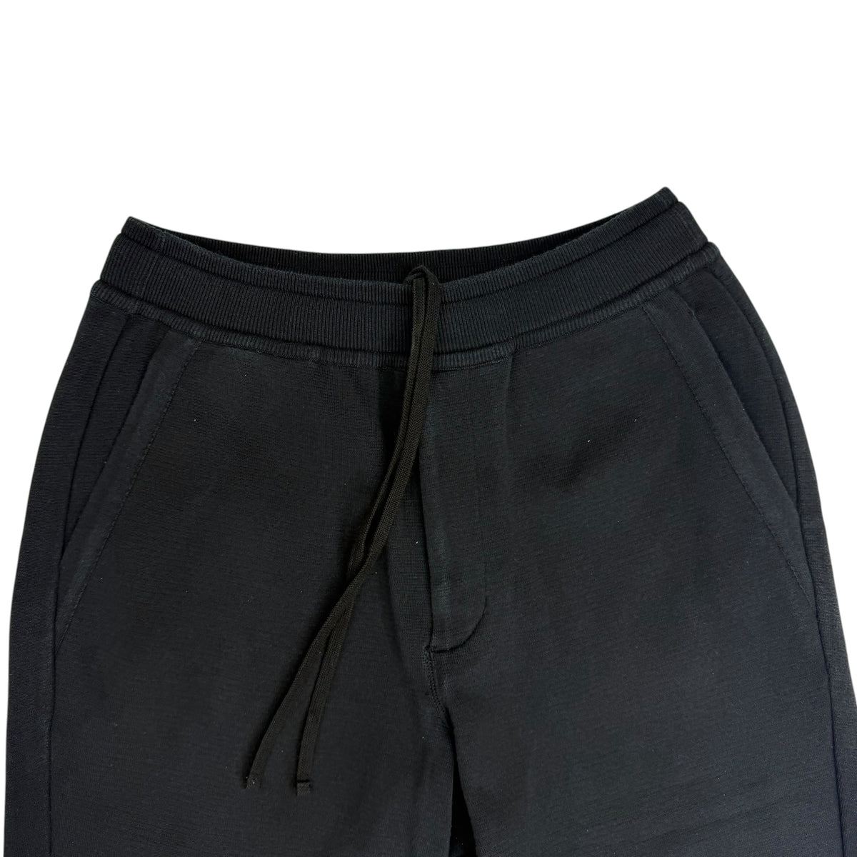 Issey Miyake Men Ribbed Sweatpants Black