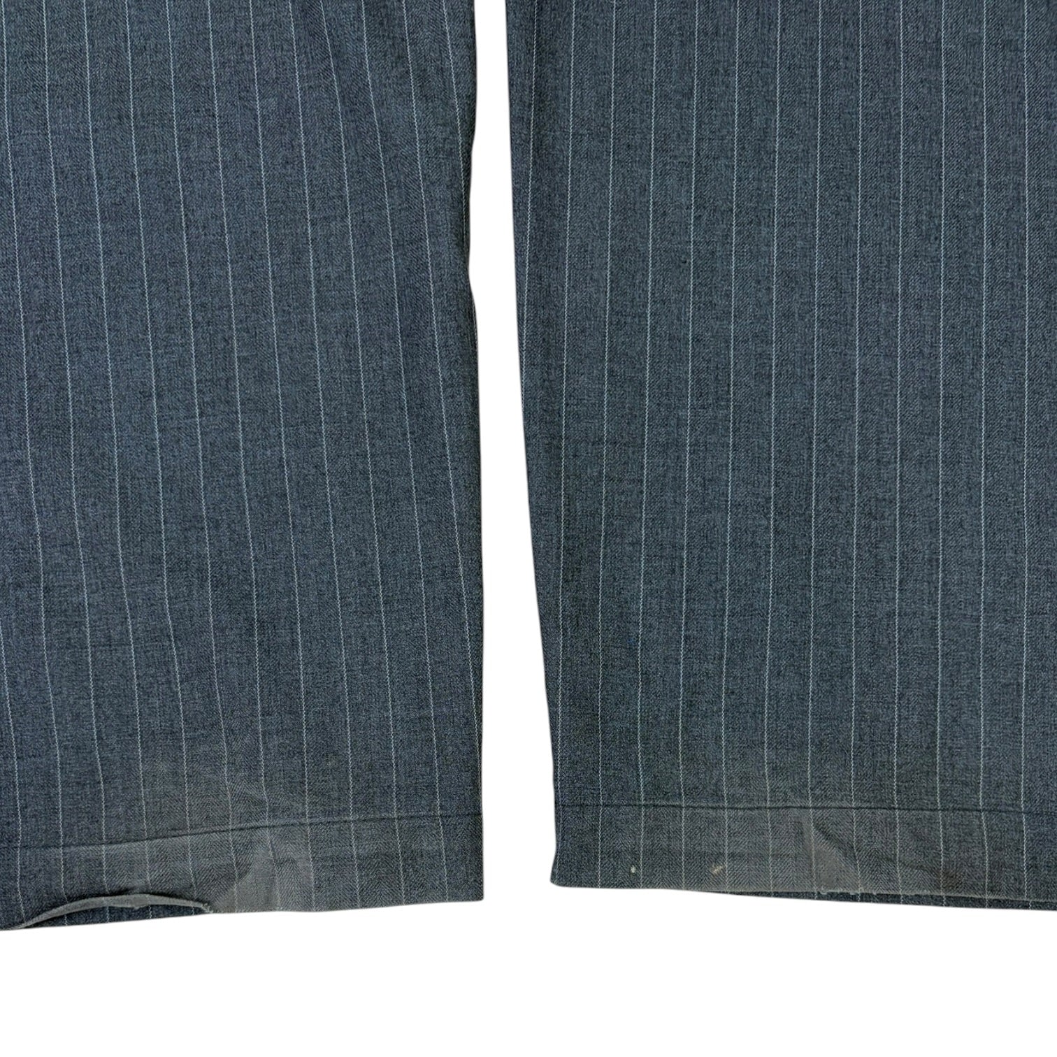 Stussy Striped Volume Pleated Trousers Grey/White