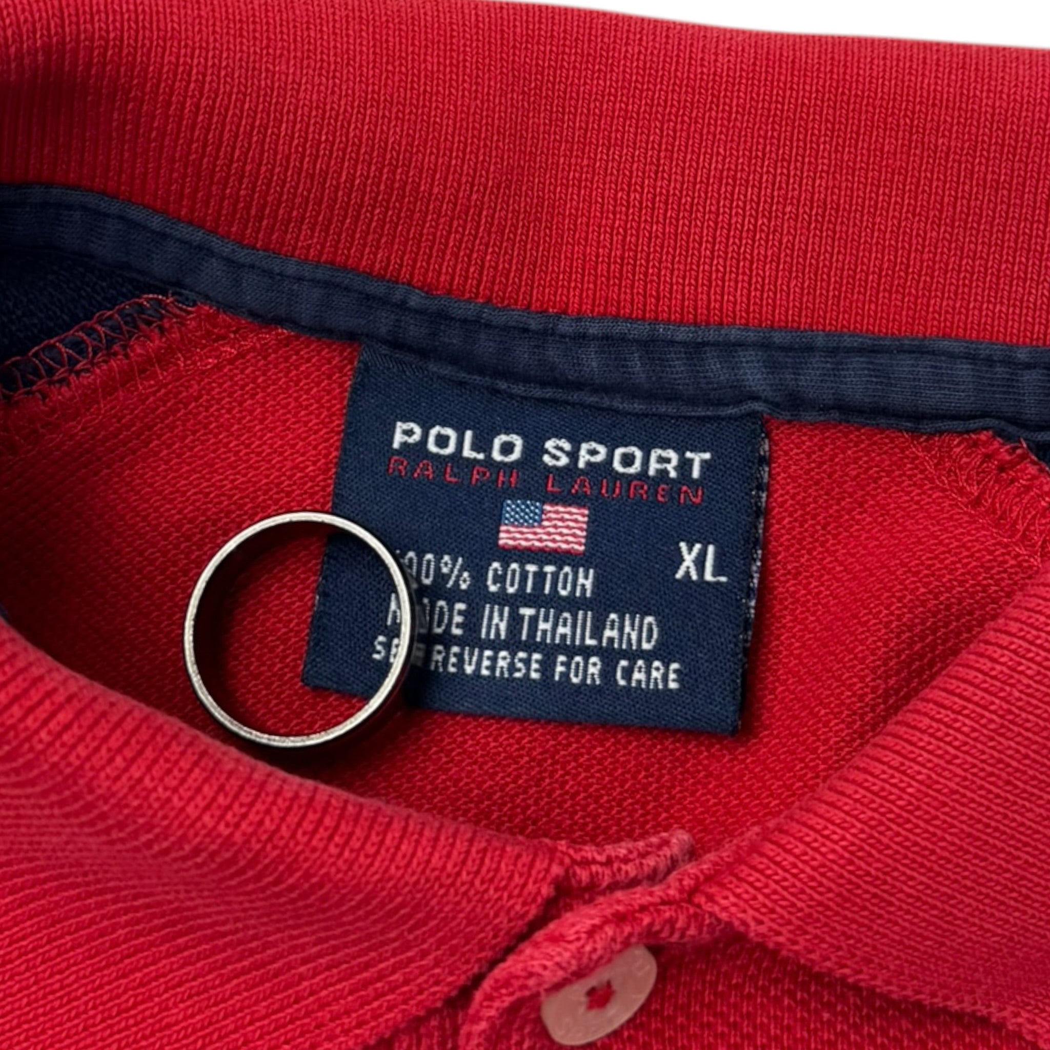 Polo Ralph Lauren Polo Sport Collared Shirt Red