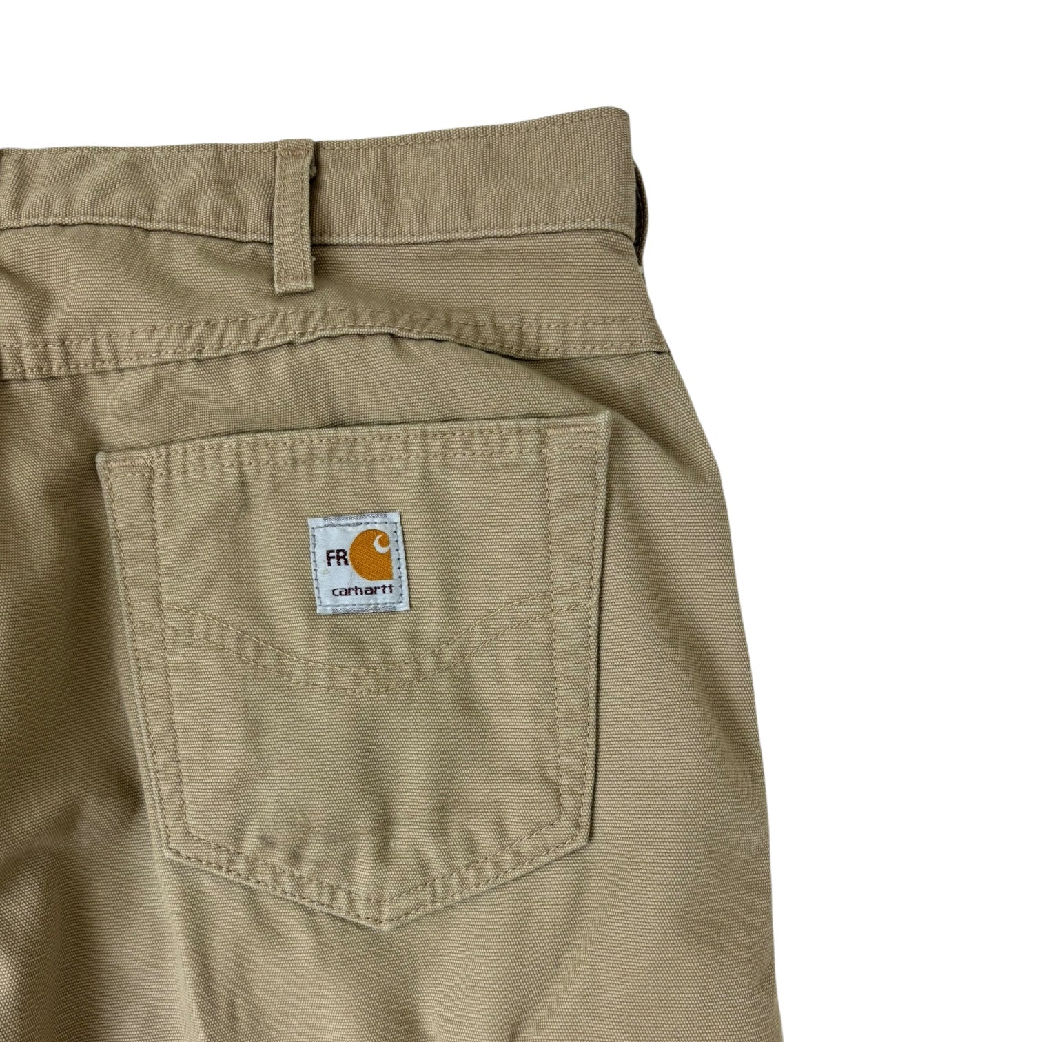 Vintage Carhartt Fire Resistant Workwear Pant Beige