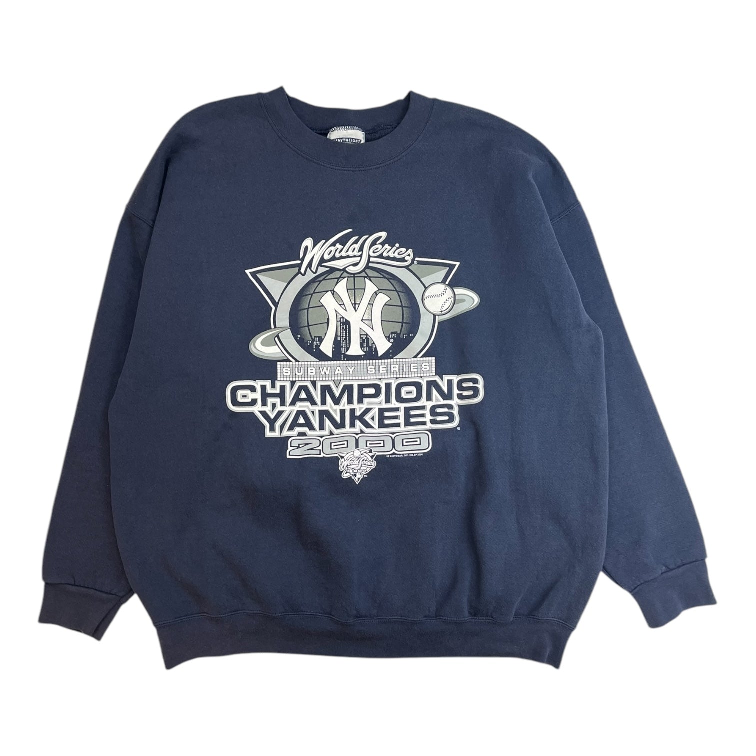 2000 New York Yankees Subway Series Crewneck Navy