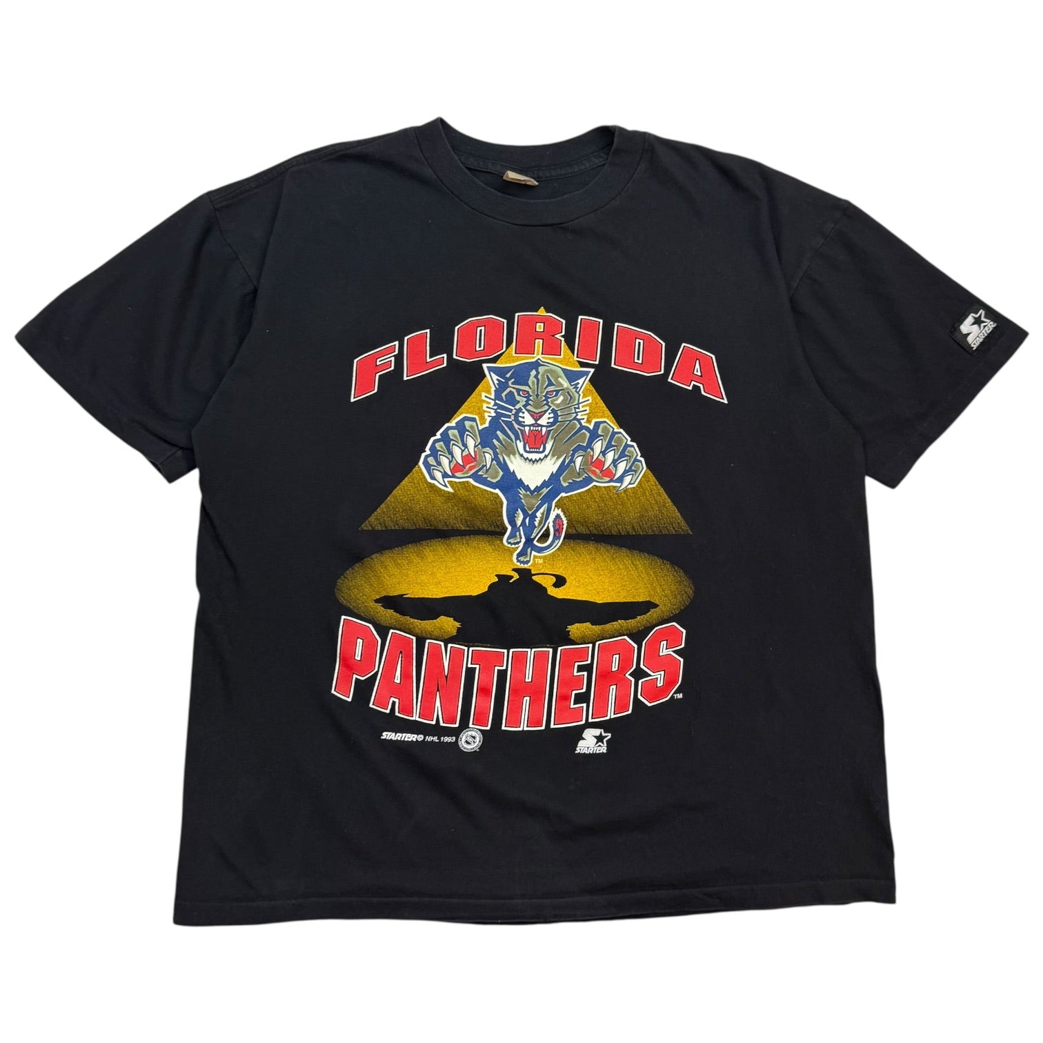 1993 Starter Florida Panthers Tee Black