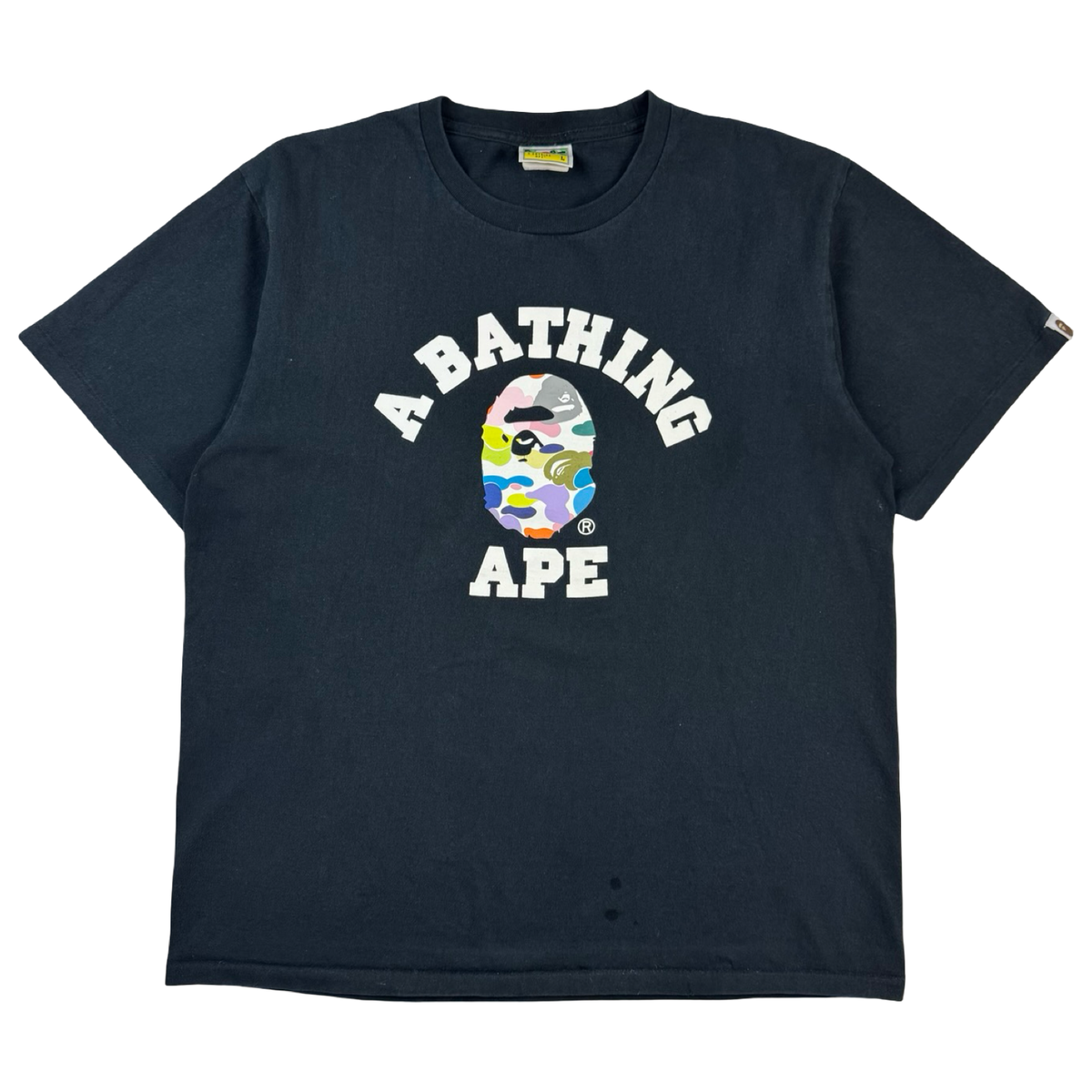 BAPE Multi Color Camo College T-Shirt