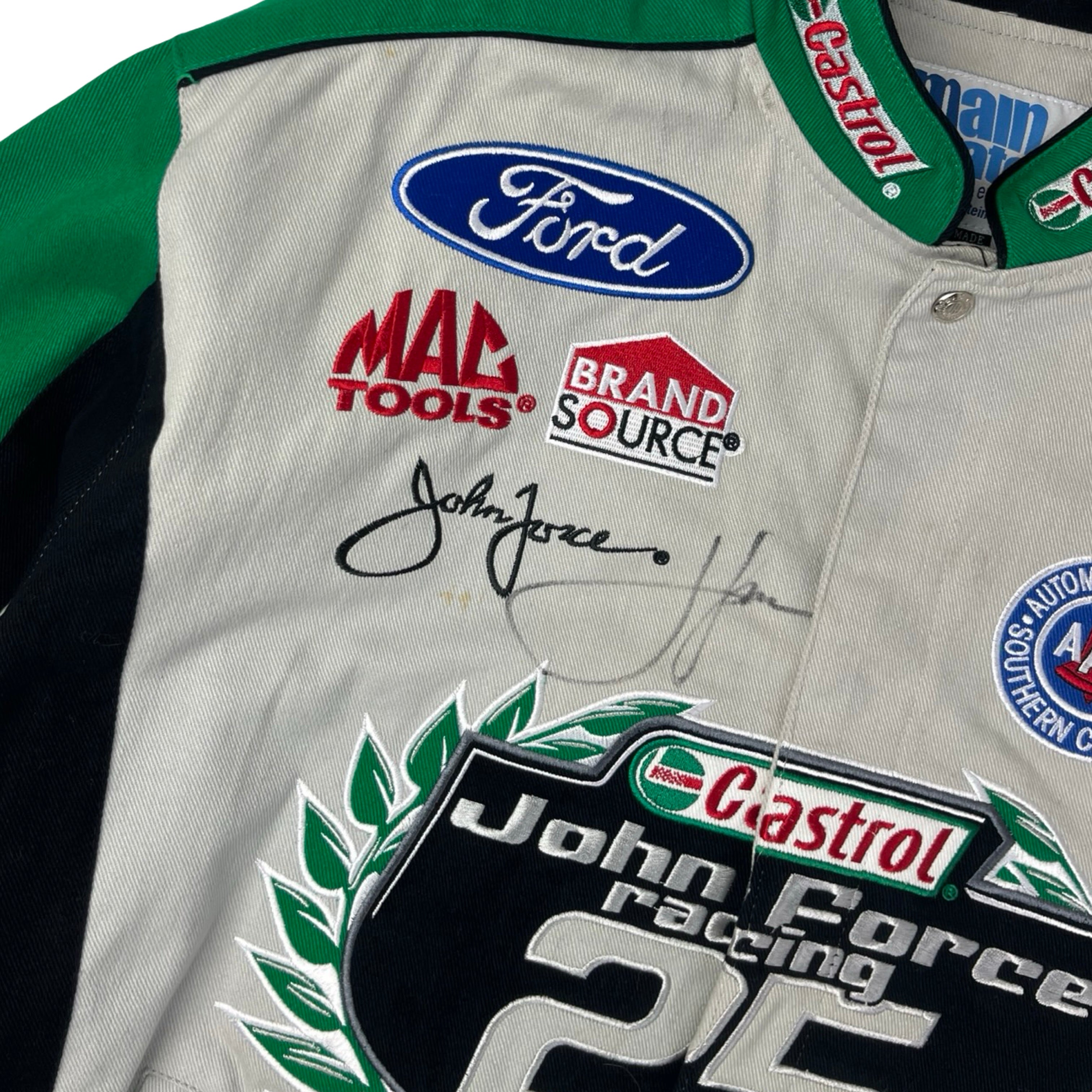 Vintage Castrol GTX John Force Nascar Racing Jacket