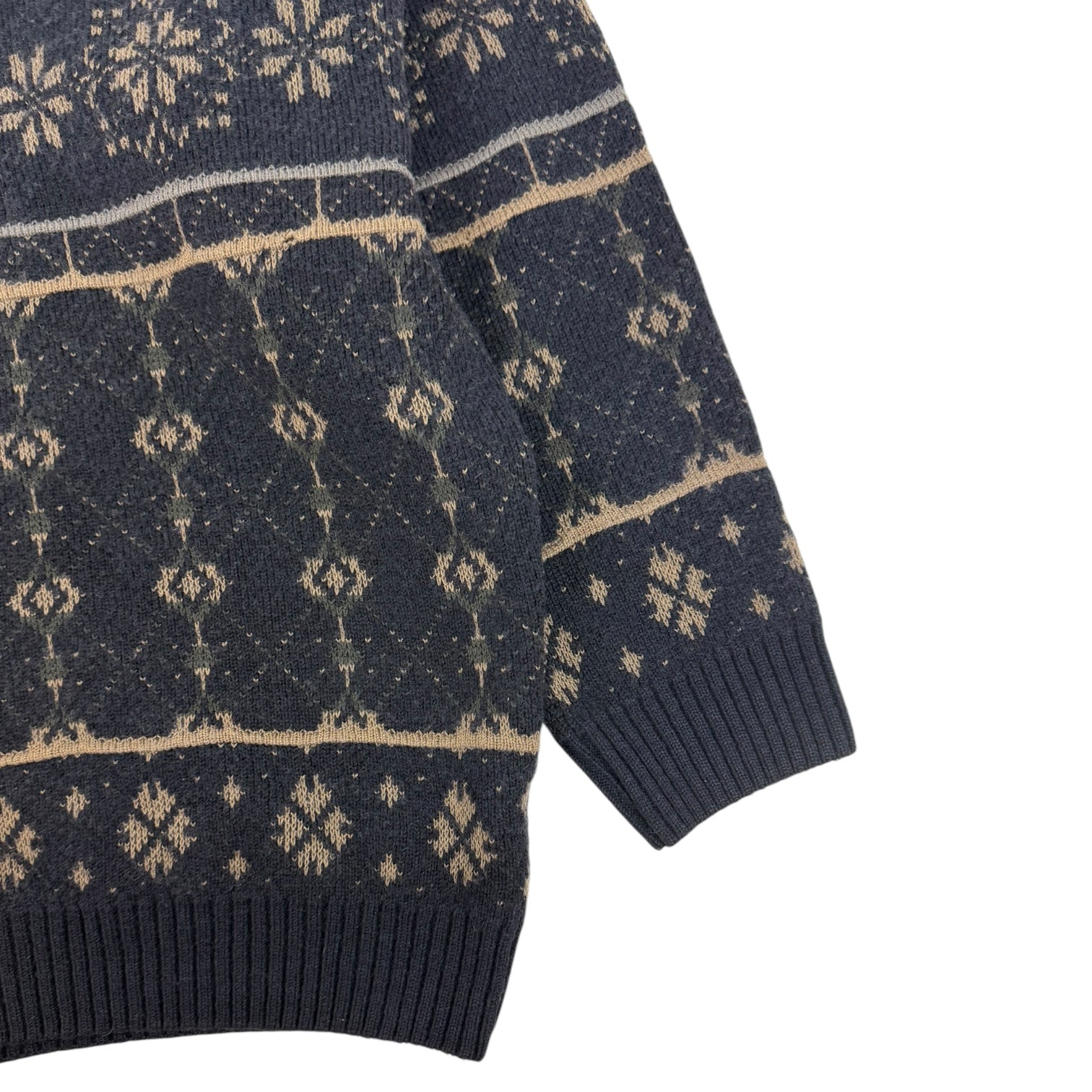 Vintage Tundra Printed Knit Sweater