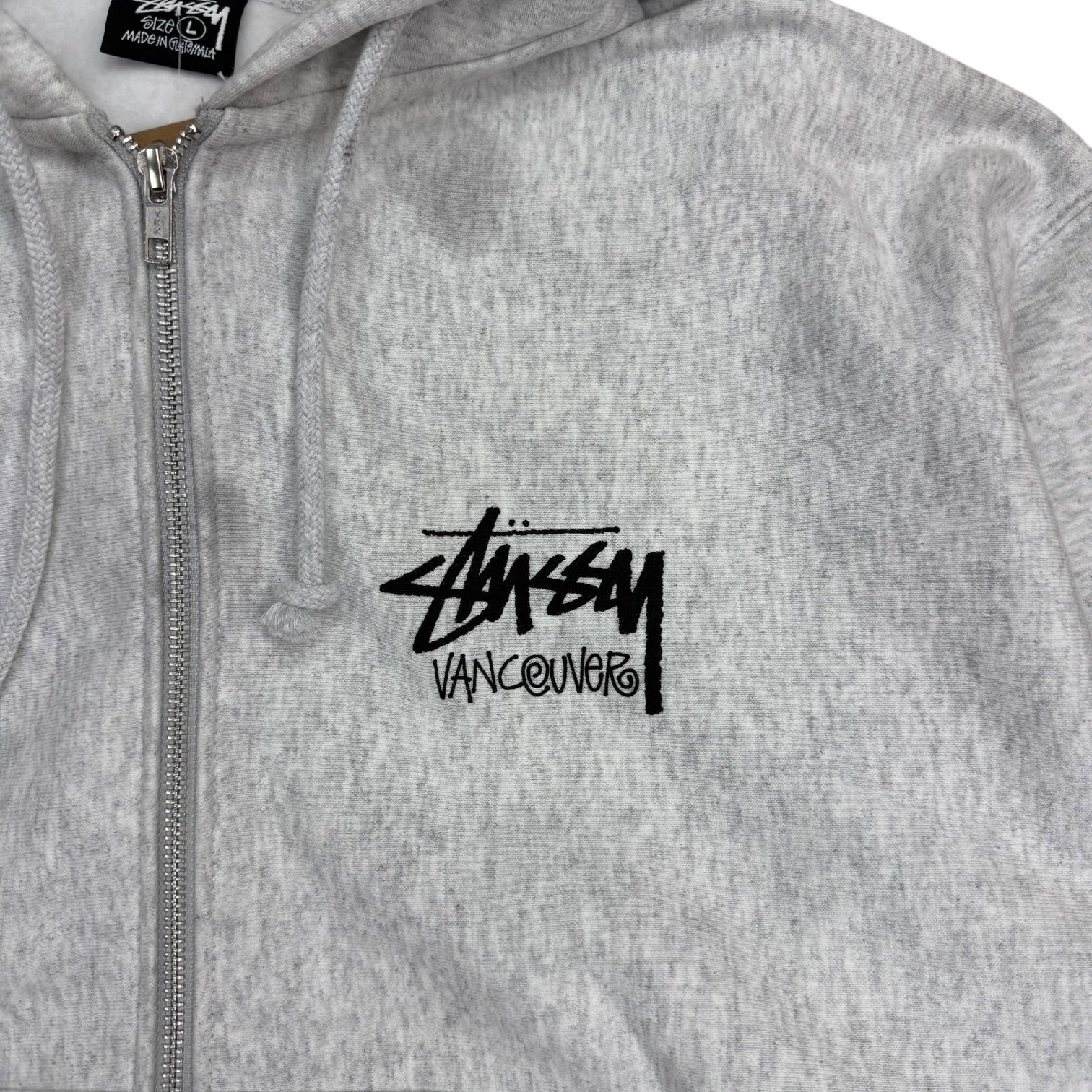 Stussy Vancouver Chapter Zip Hoodie Heather Grey