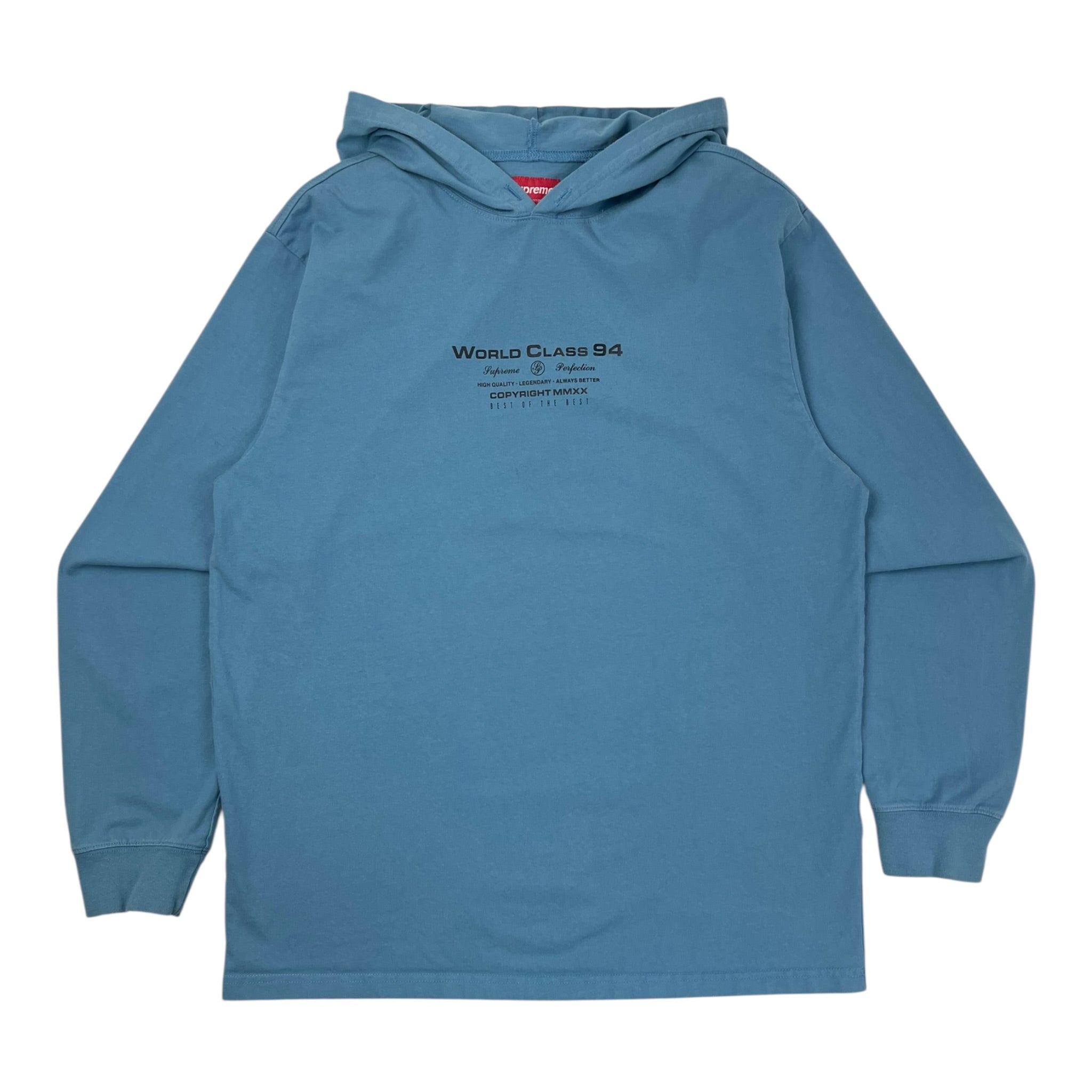 Supreme Best of the Best Hooded L/S T-Shirt Slate