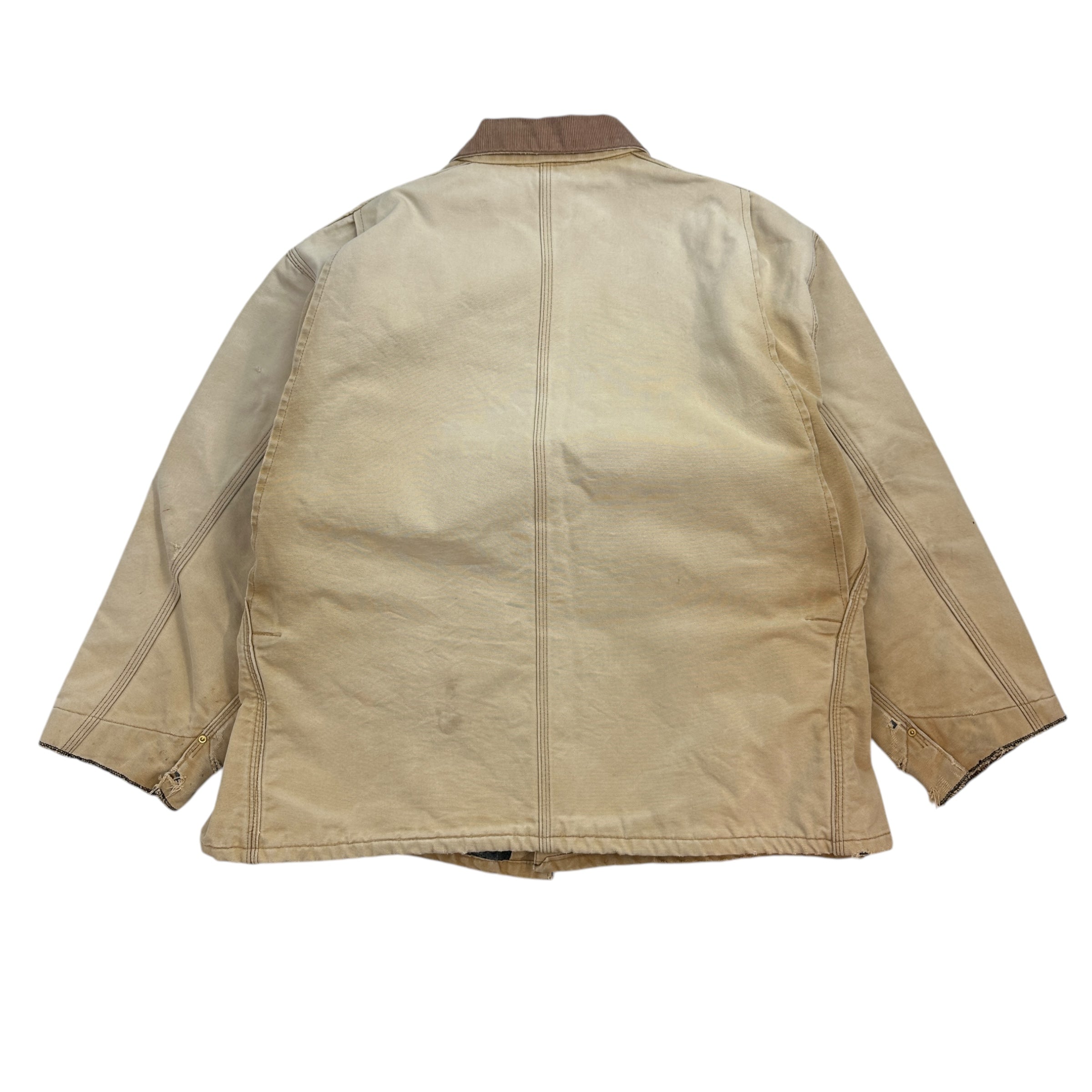 Vintage Carhartt Michigan Chore Coat Tan