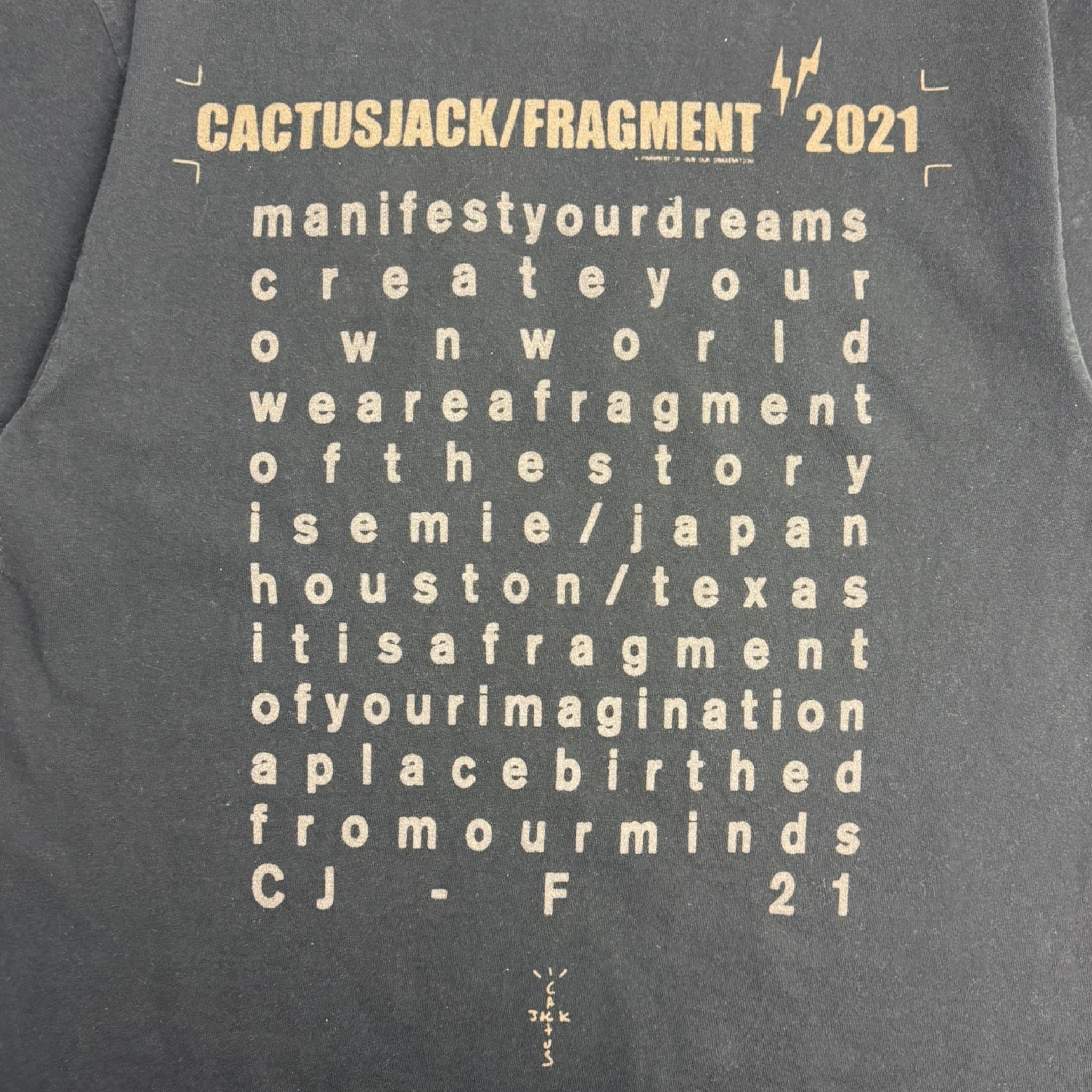 Travis Scott Cactus Jack For Fragment Create T-Shirt