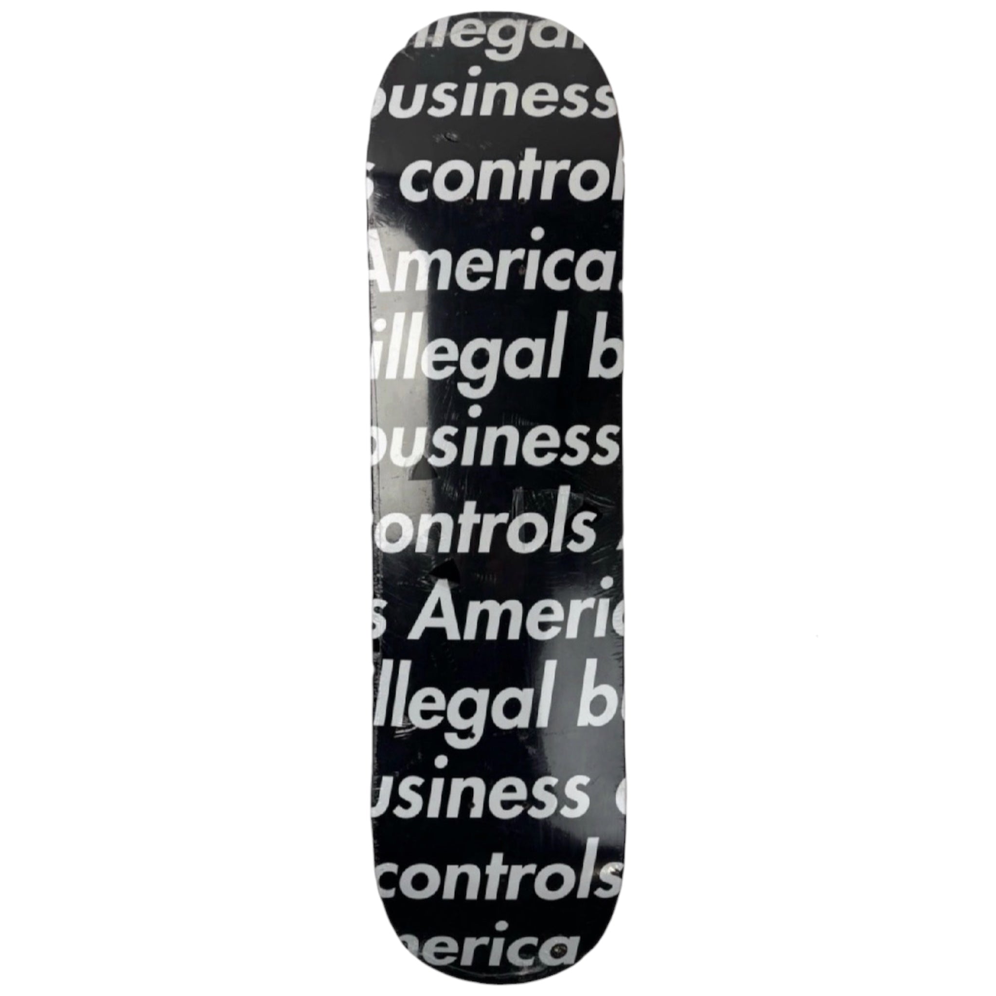 Supreme Illegal Business Skate Deck Black