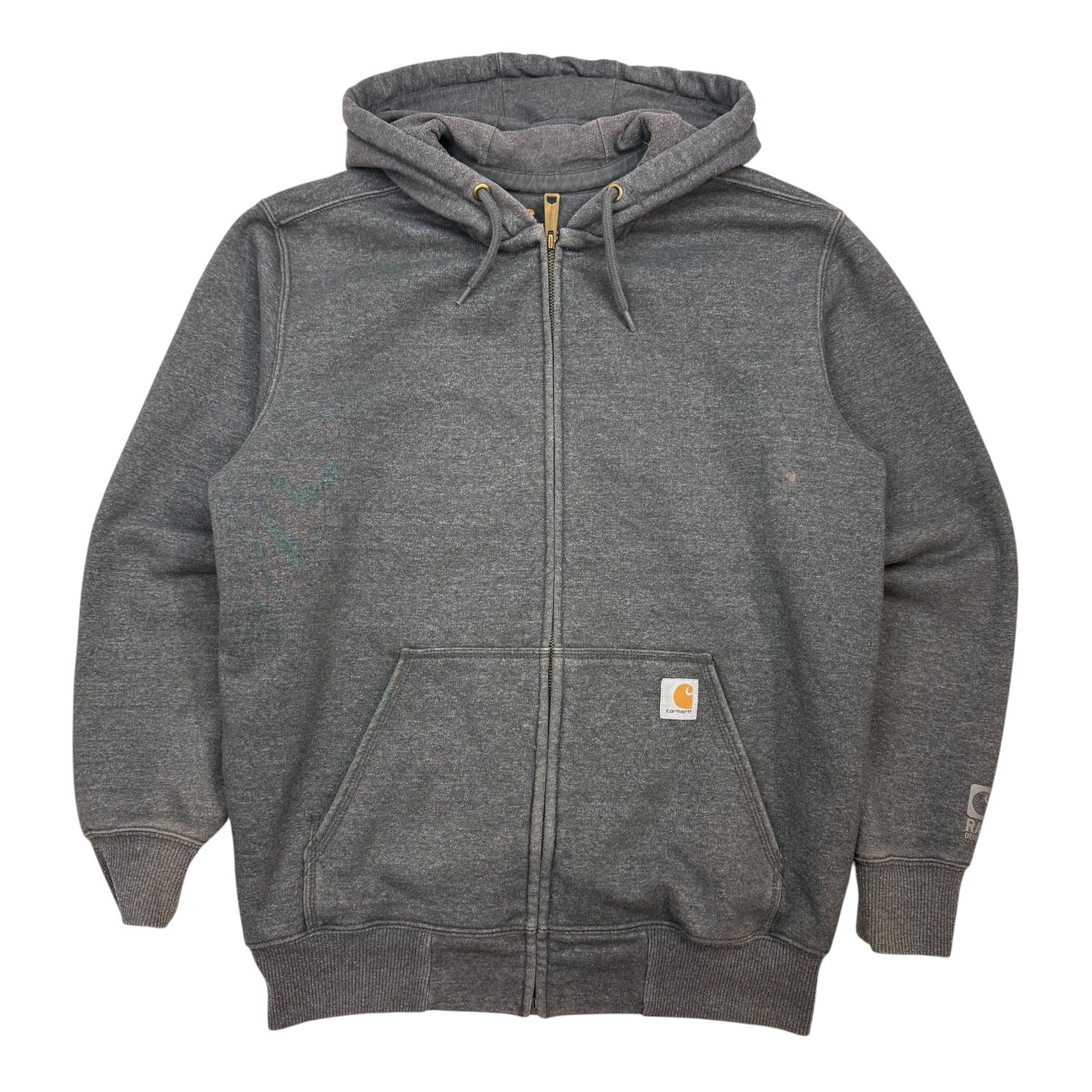 Vintage Carhartt Zip Up Hoodie Grey