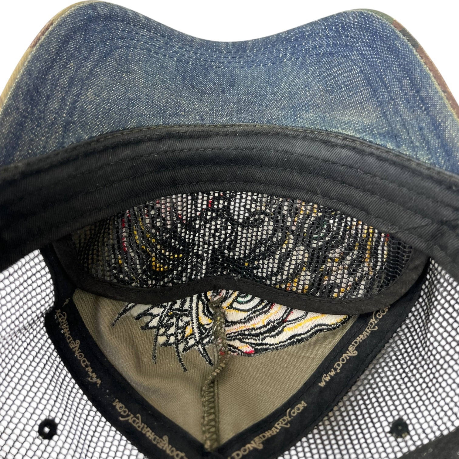 Ed Hardy By Christian Audigier Tiger Trucker Hat Camo Print