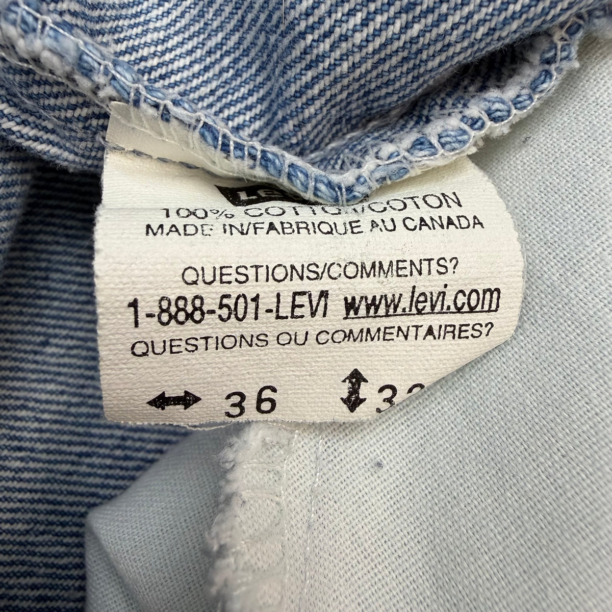 Vintage Levi’s 506 Orange Tab Jeans Blue