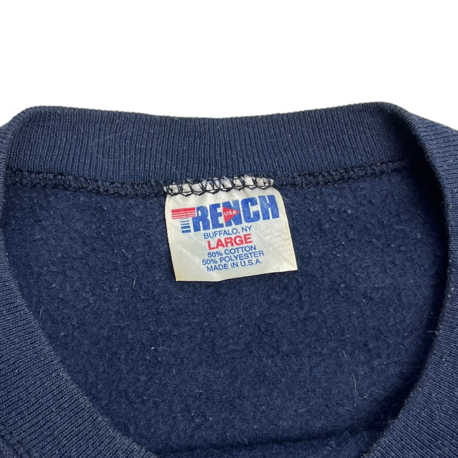 1992 Atlanta Braves Champions Crewneck - Navy Blue Vintage Sweatshirt