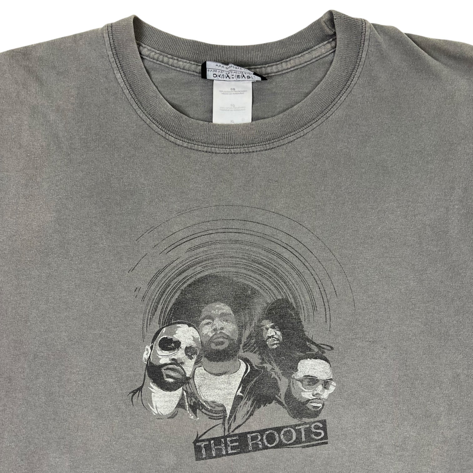 Vintage The Roots Tipping Point T-Shirt Grey