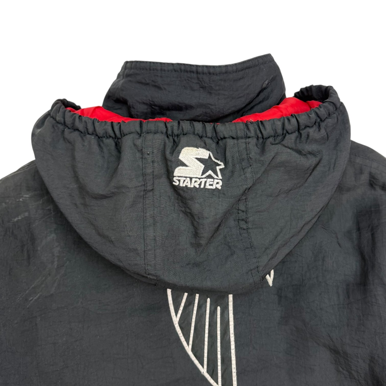 Vintage Youth Starter Atlanta Falcons Anorak Jacket Red