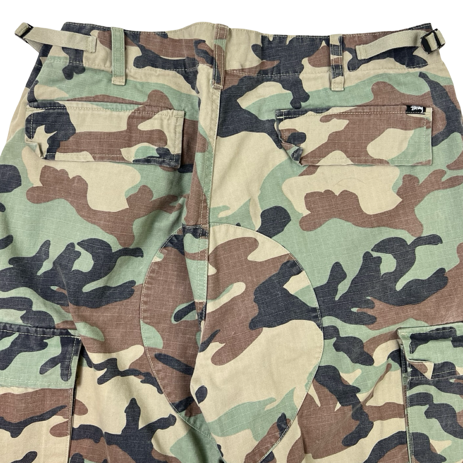 Stussy Ripstop Surplus Cargo Pants Green Camo