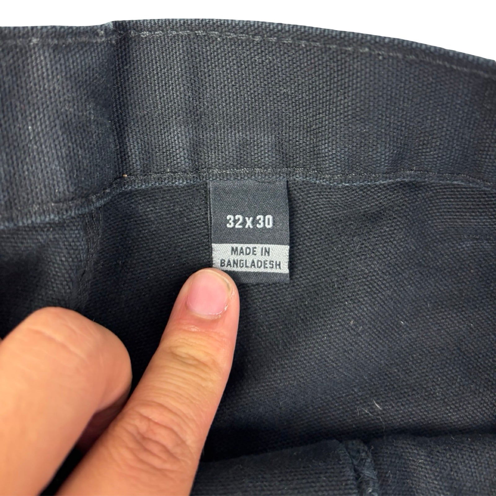 Vintage Carhartt Double Knee Bottoms Black