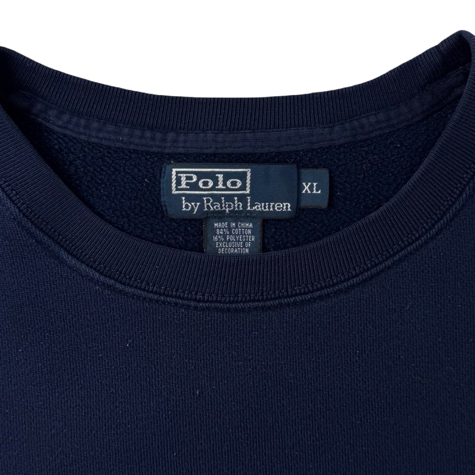 Vintage Polo Ralph Lauren Crewneck Sweater Navy