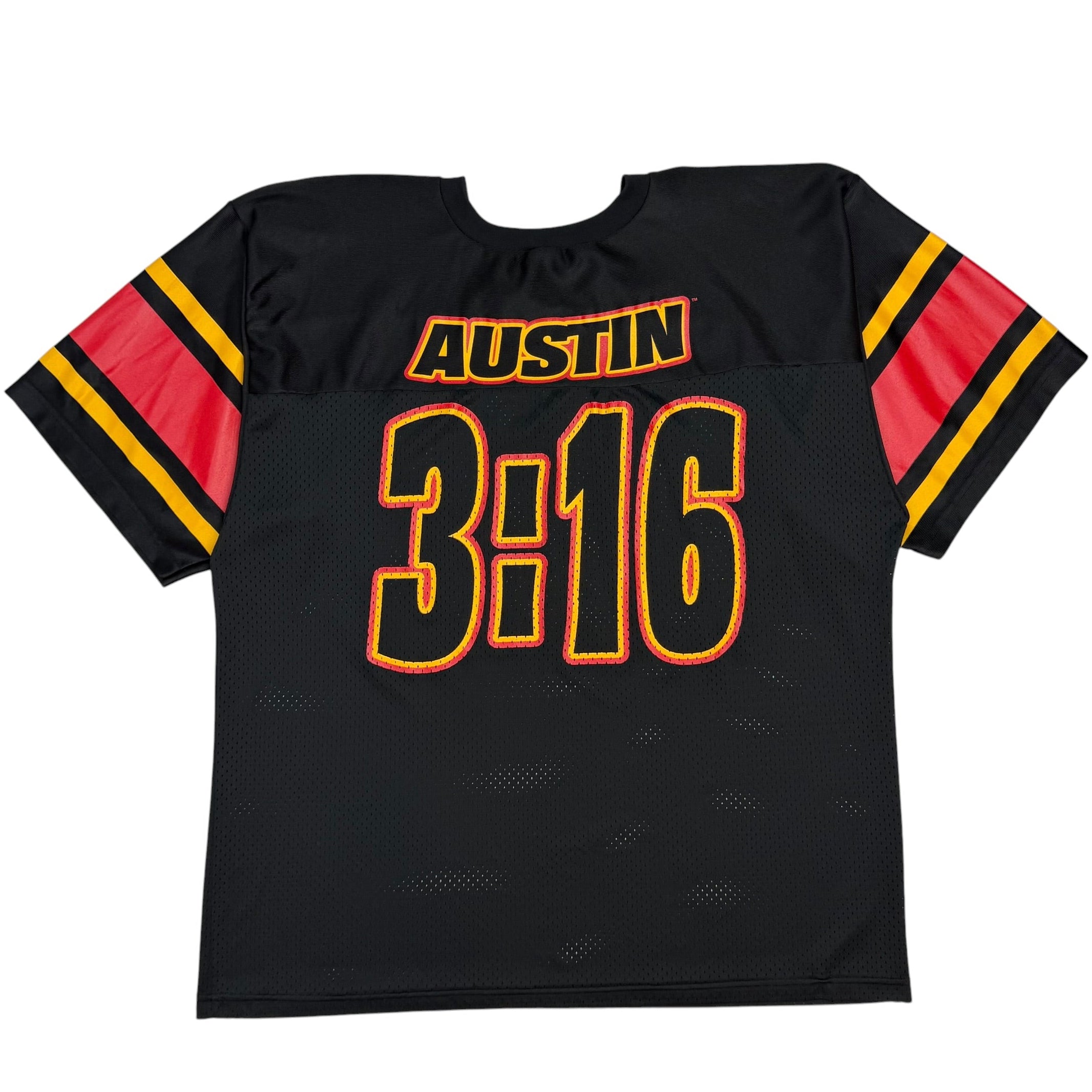 Vintage WWF “3:16” Stone Cold Steve Austin Mesh Jersey Black