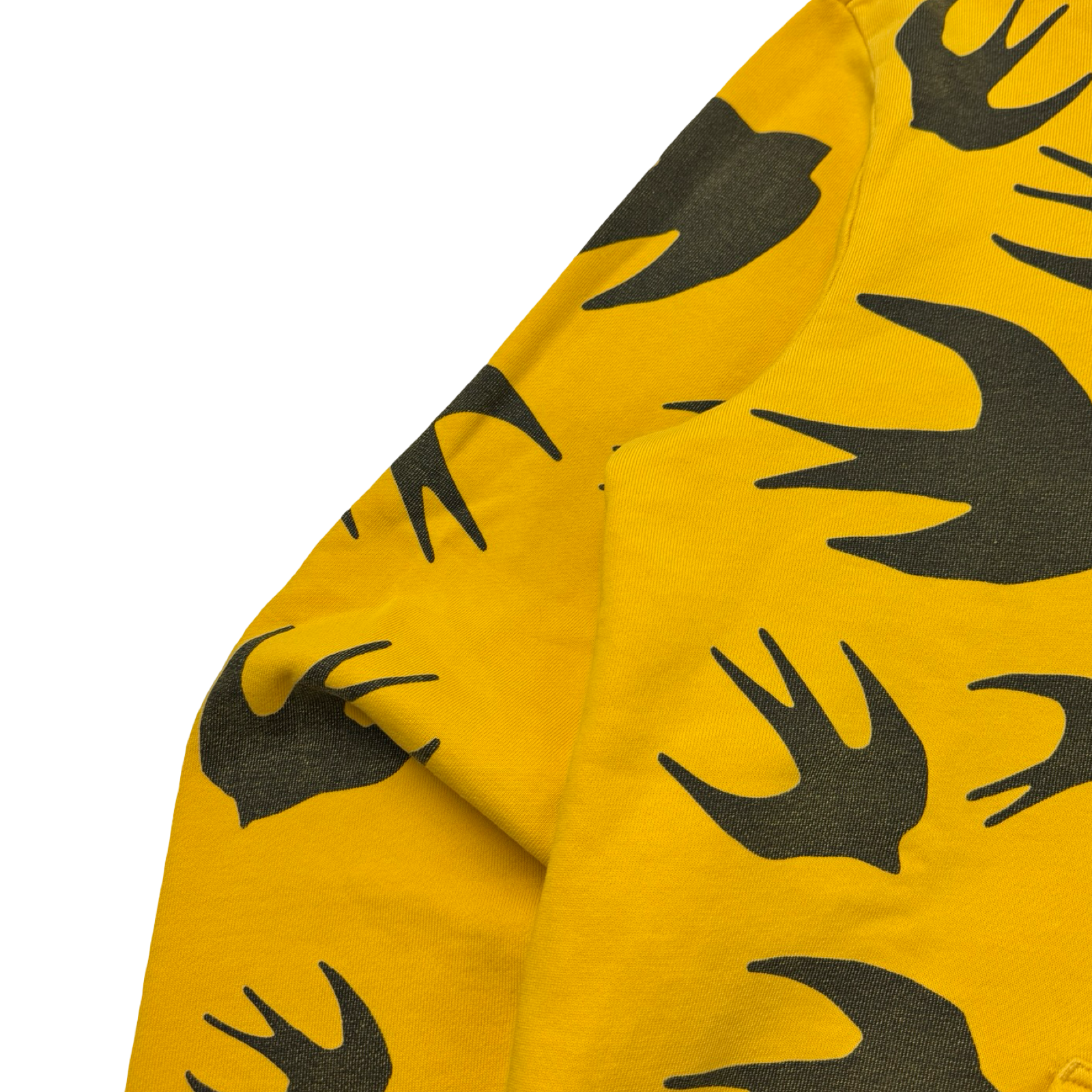 McQ Alexander McQueen Swallow Hoodie Yellow