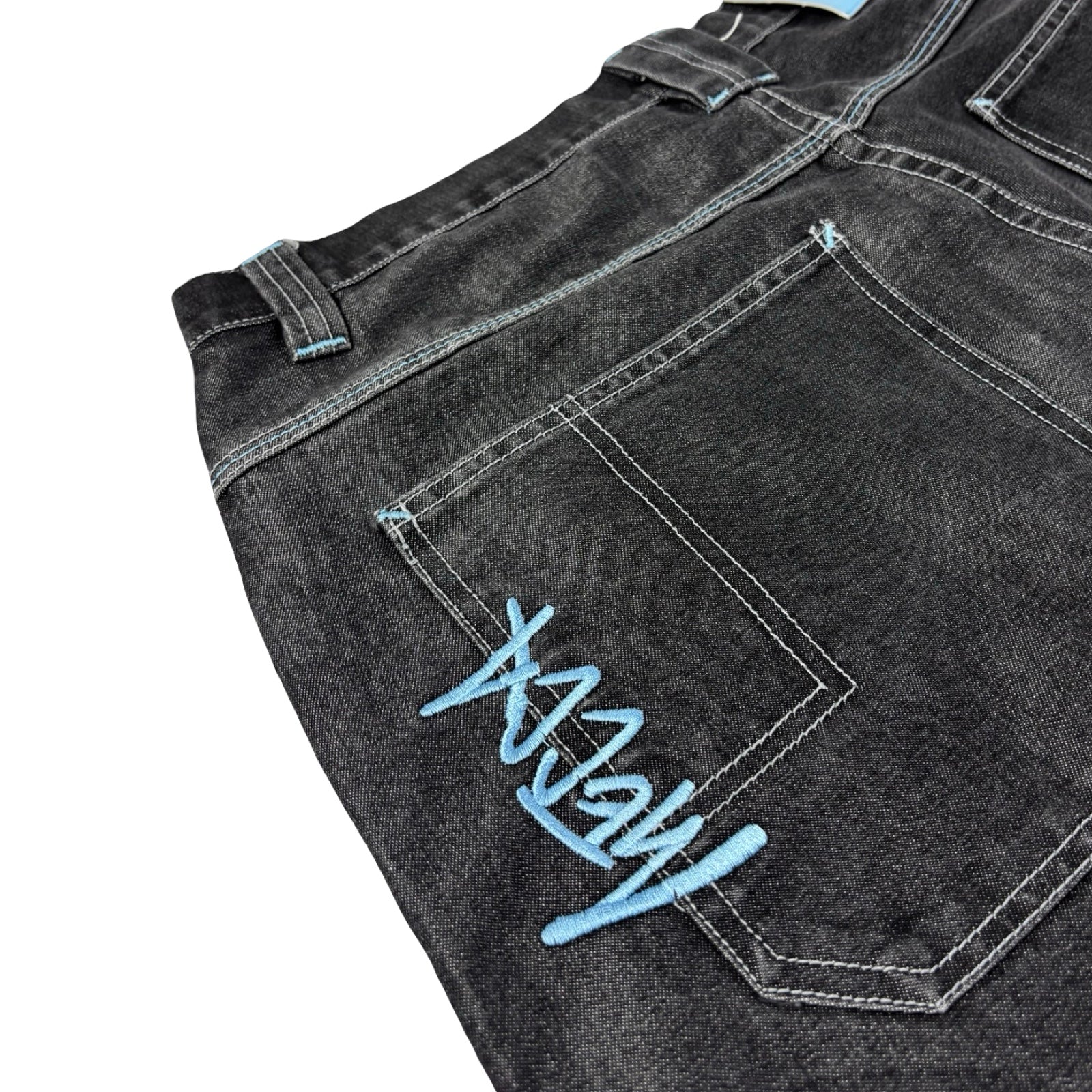 Vintage Mecca Jeans Baggy Denim Charcoal