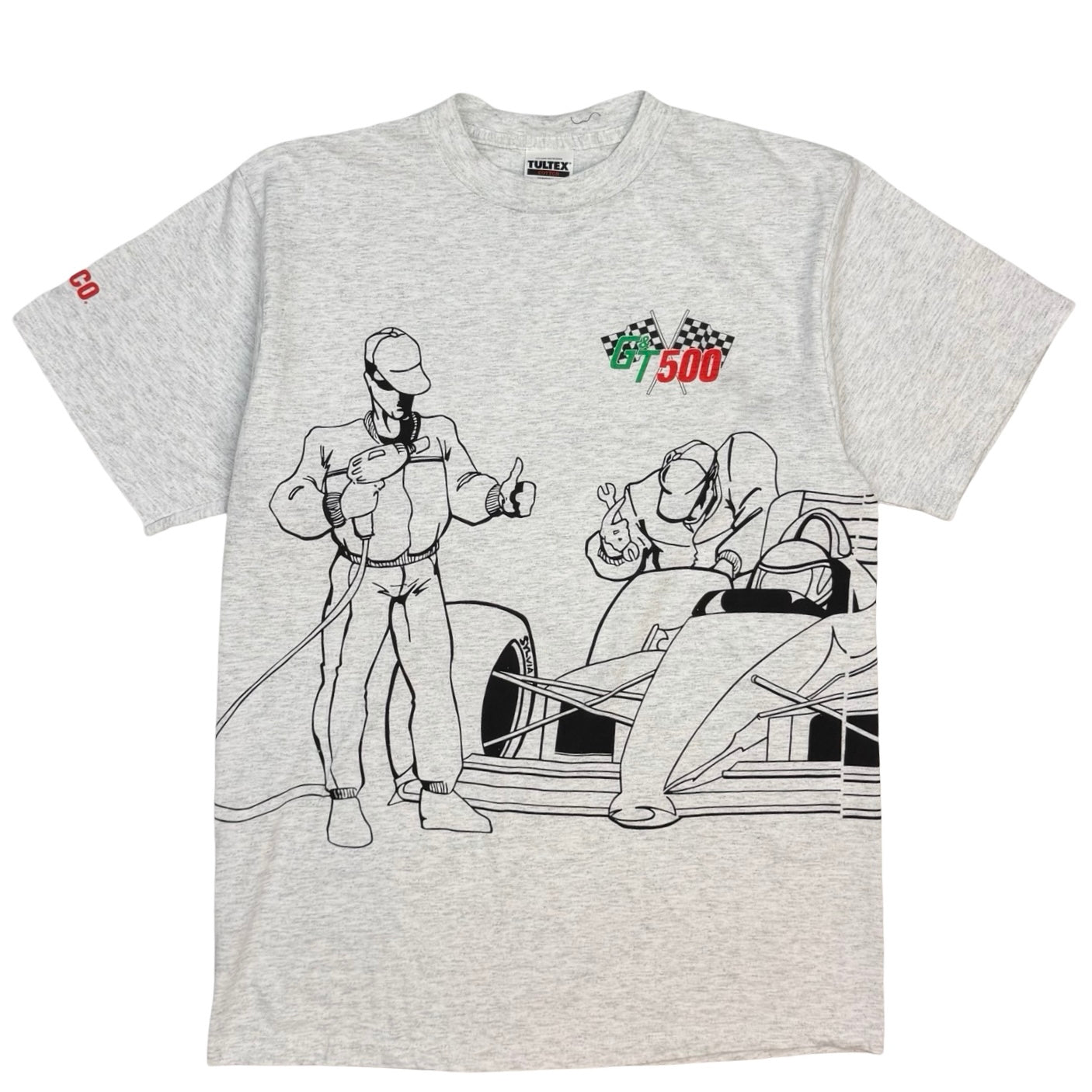 Vintage GT500 Racing Sketch Tee Grey