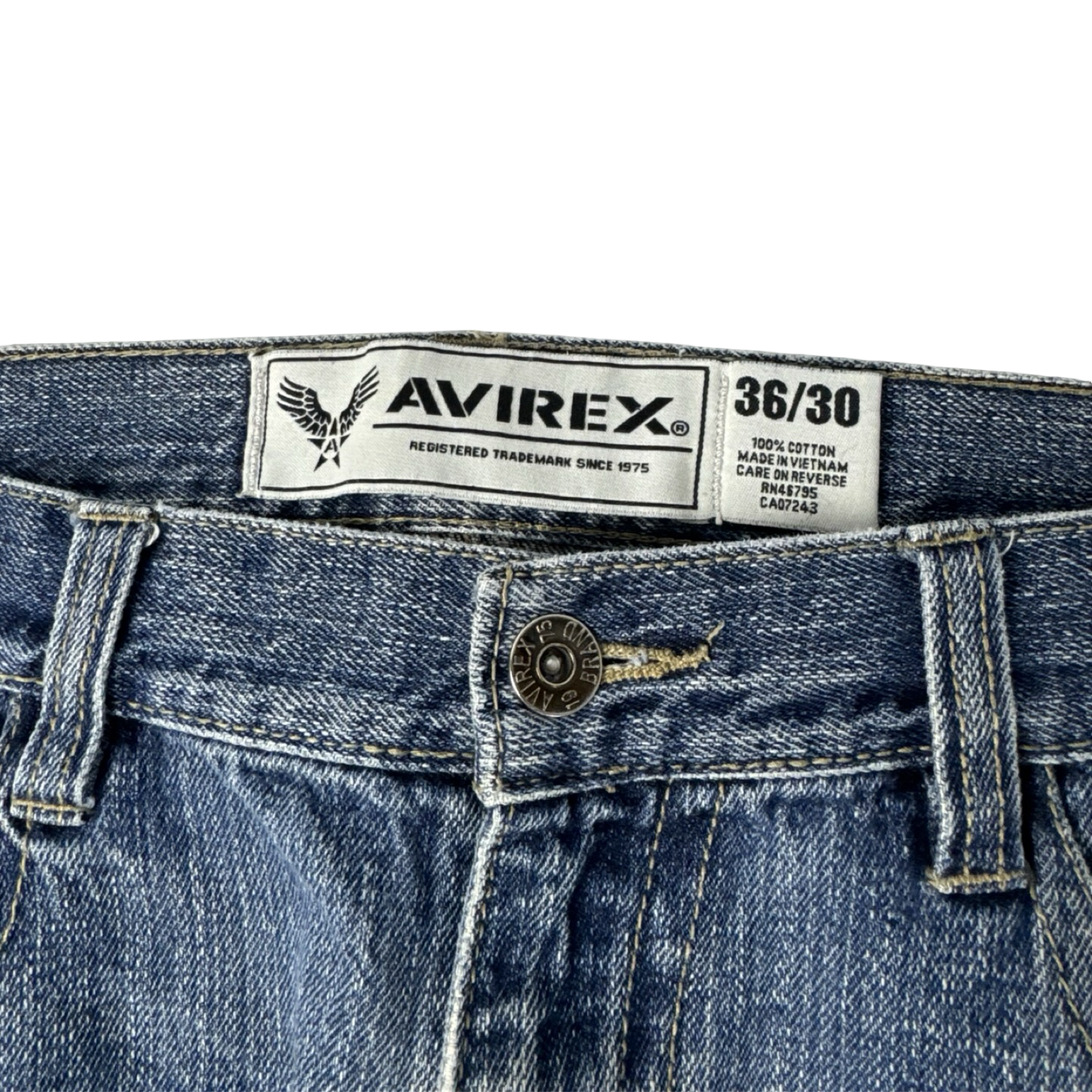 Vintage Y2K Avirex Denim Bottoms Blue Wash