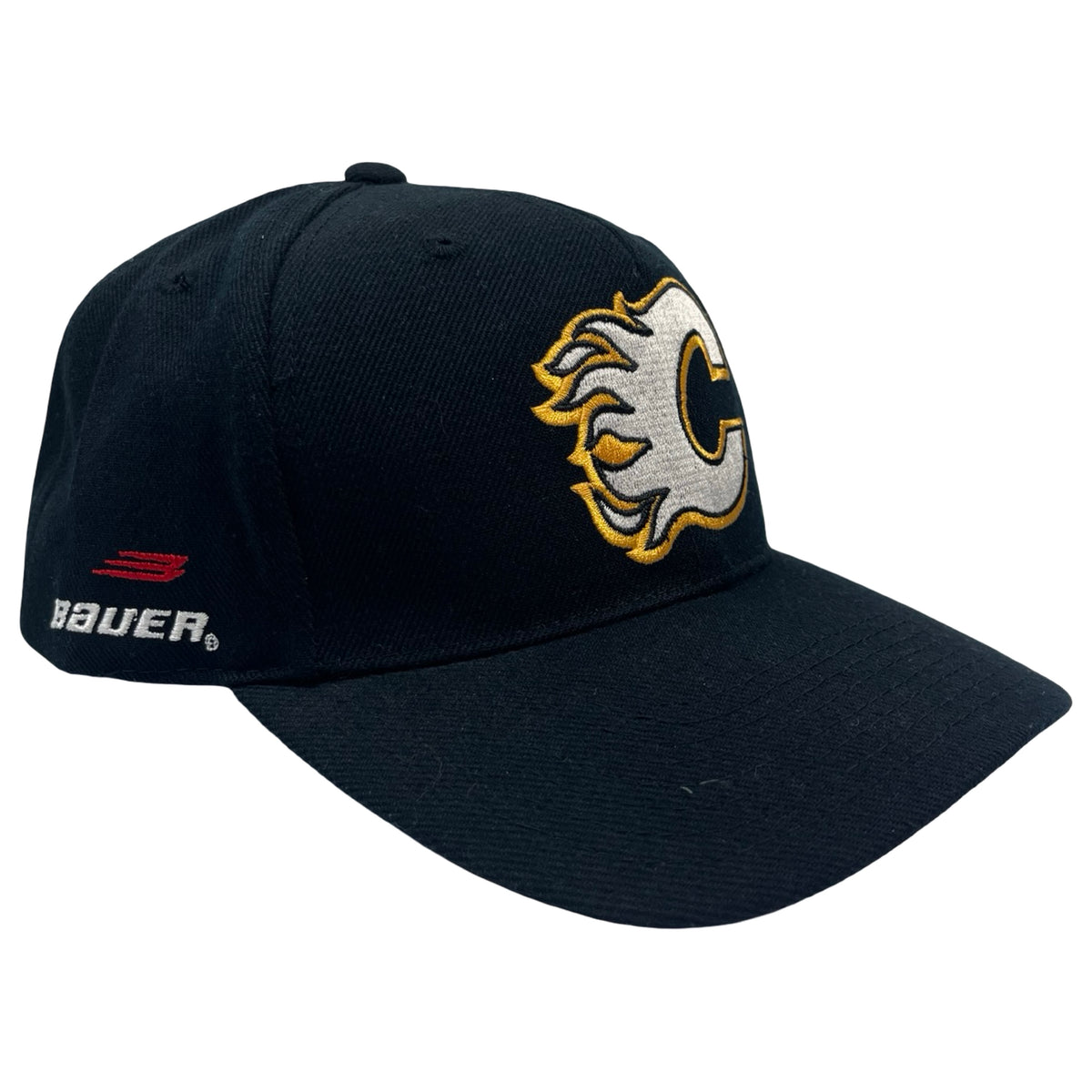 Vintage Calgary Flames Bauer NHL Snapback Hat