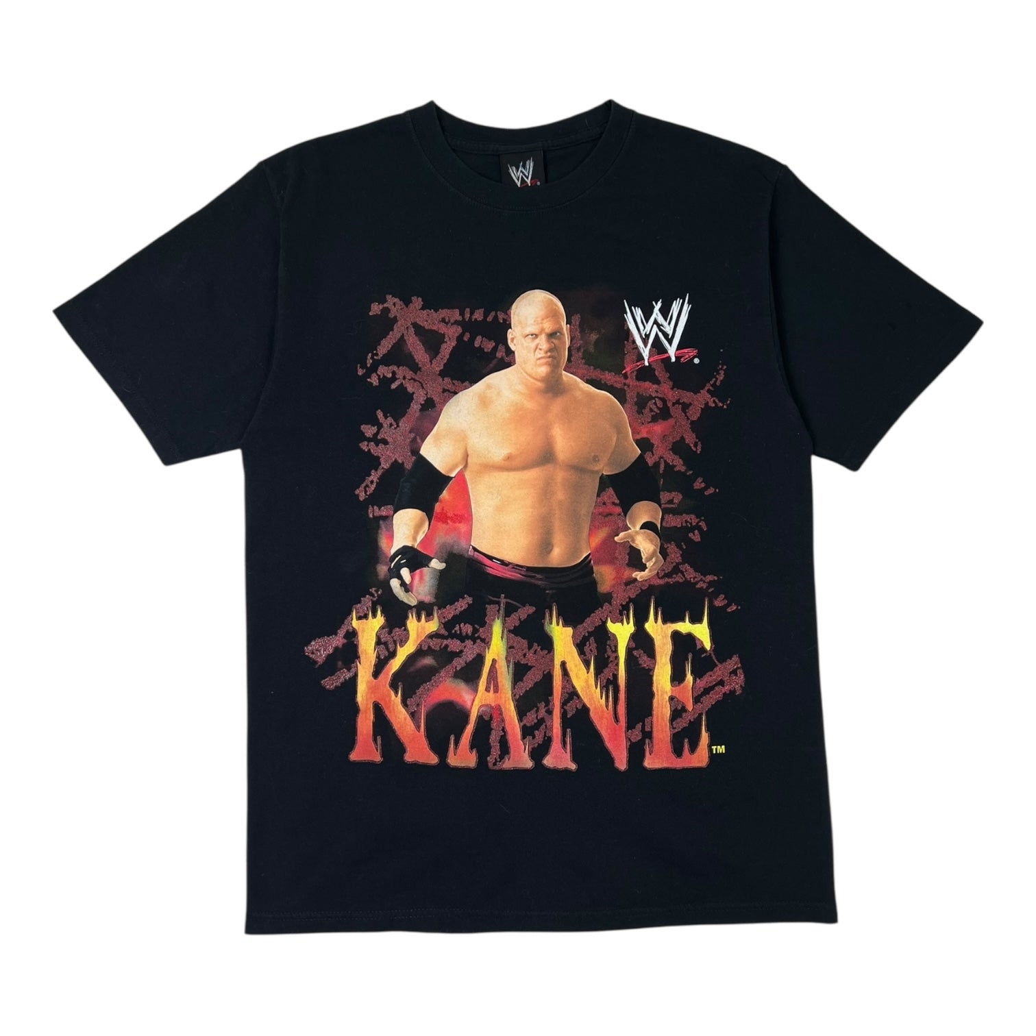 Vintage WWE Kane T-Shirt Black