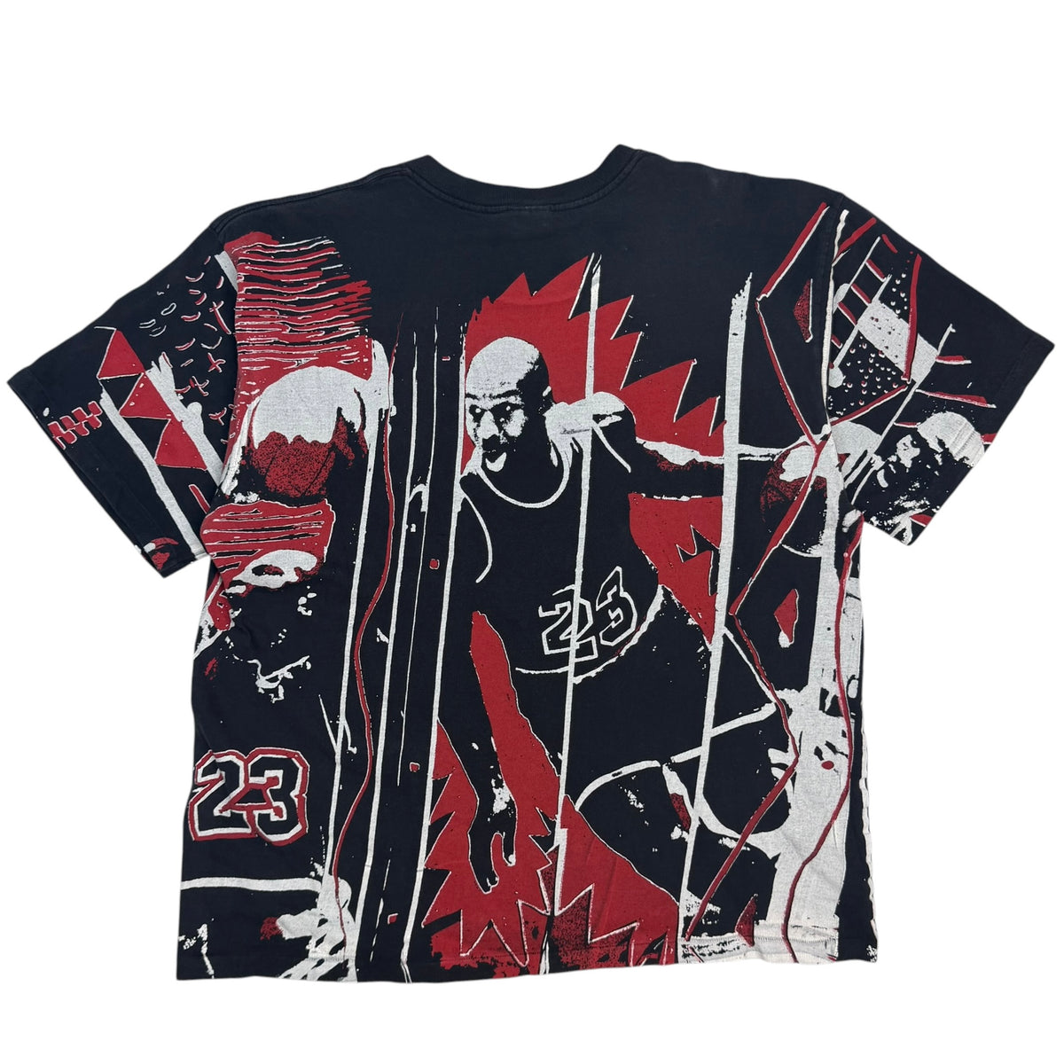 Vintage 90s Nike Michael Jordan All Over Print Tee Black