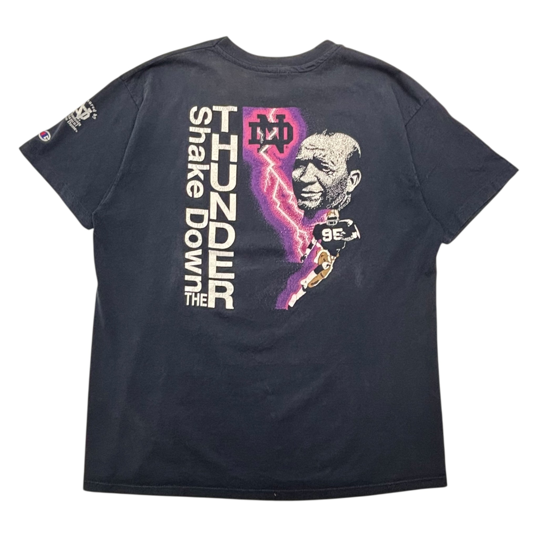 Vintage Notre Dame Football “Thunder Shake Down” T-Shirt
