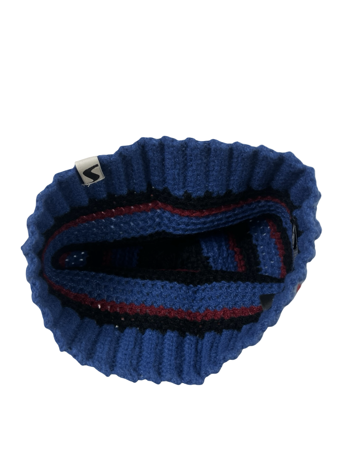 Stussy Stripe Knit Skullcap Blue