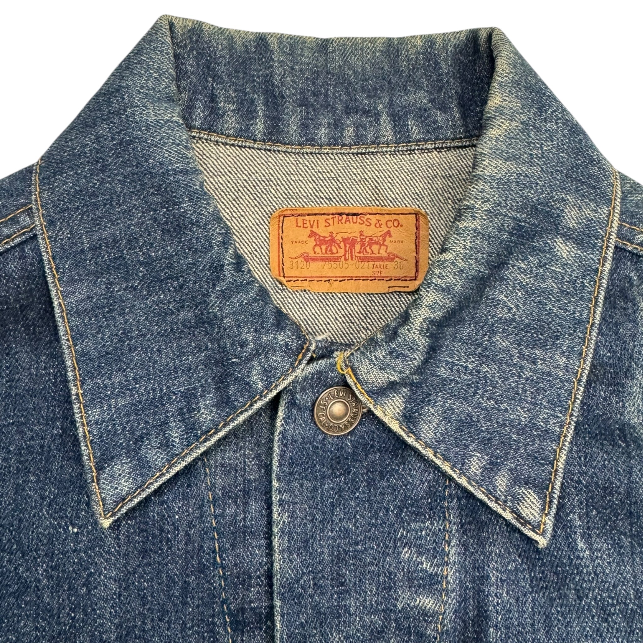 Vintage Levi's Type-3 Denim Jacket Dark/Worn In Wash