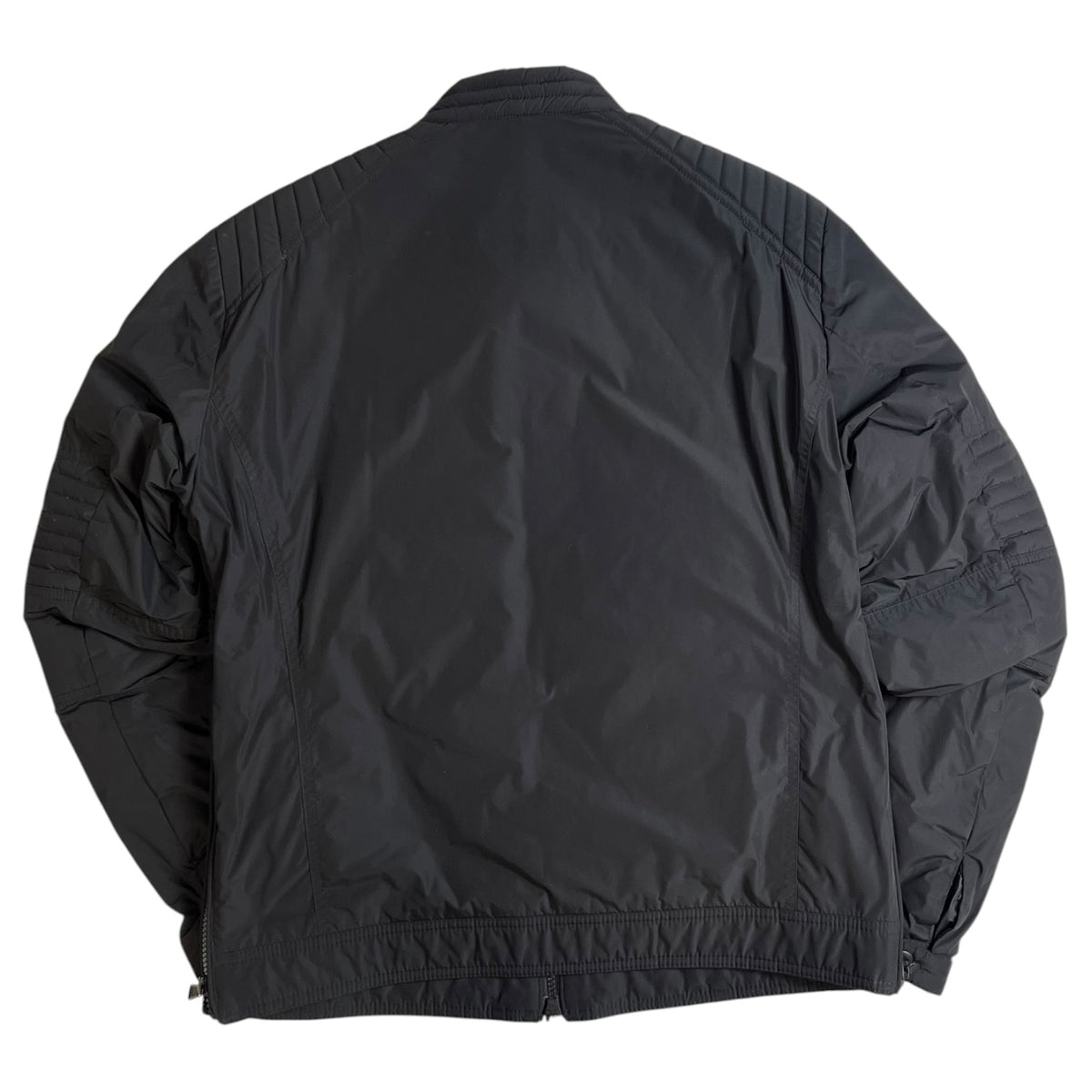 Moncler Gimont Down Biker Jacket Black