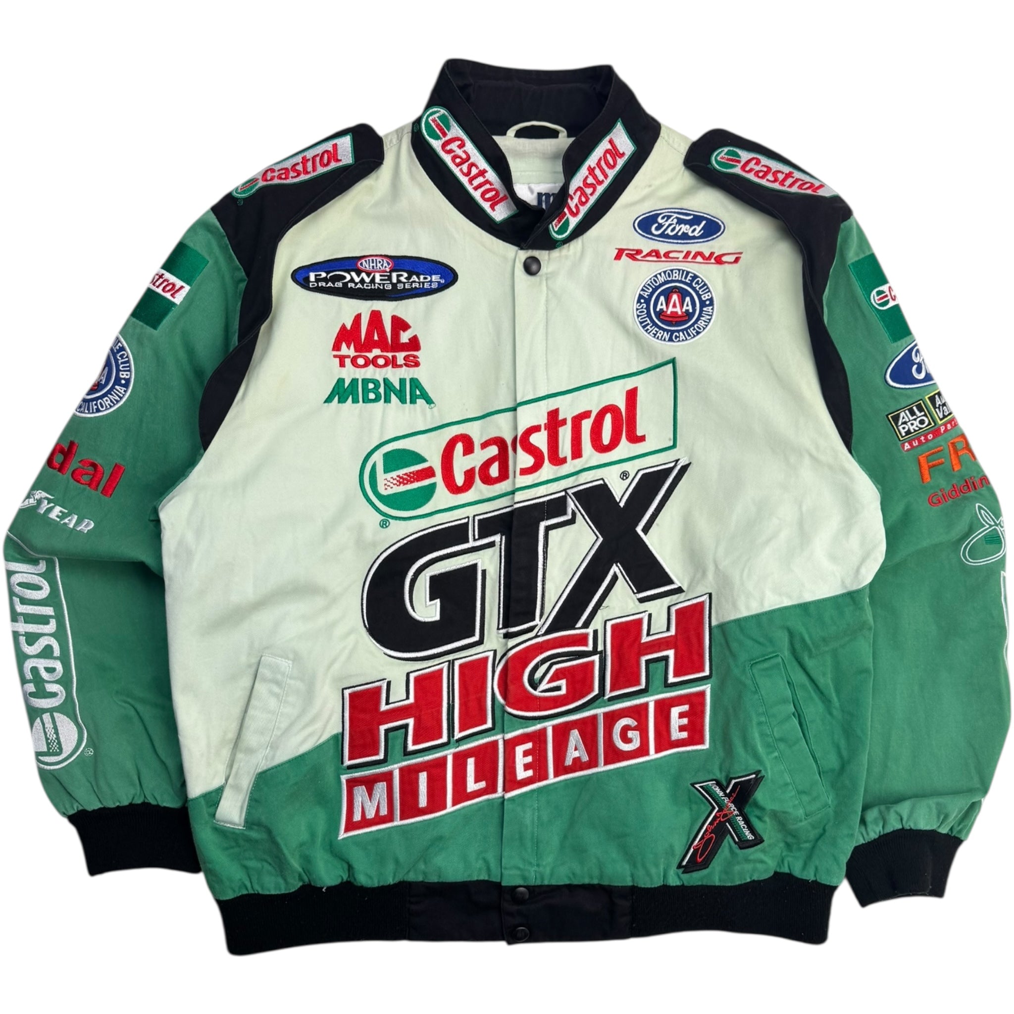 Vintage John Force Racing Castrol GTX Racing Jacket