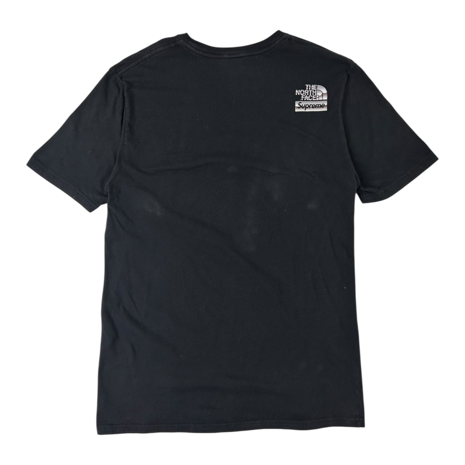 Supreme X Northface Metallic Logo T-Shirt Black
