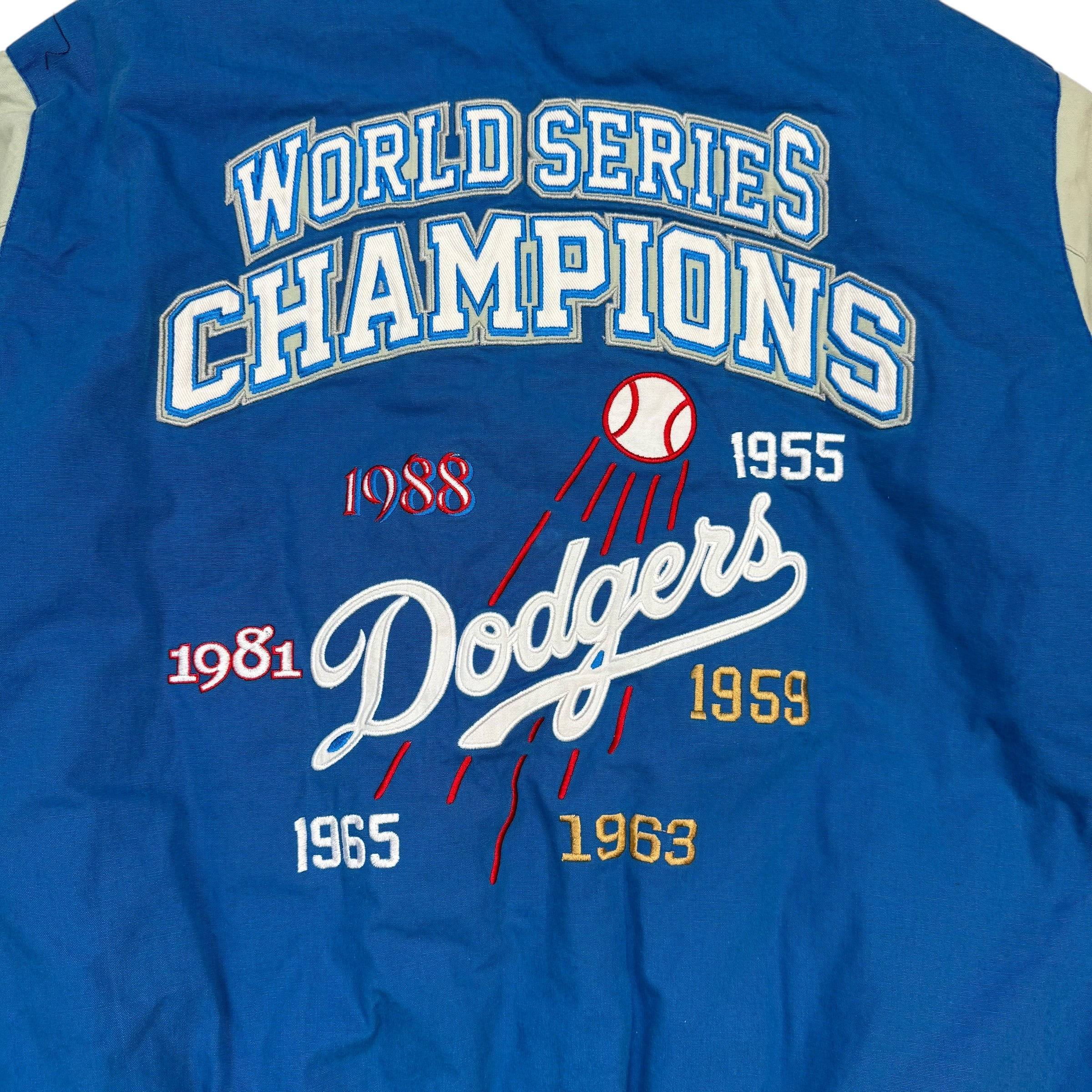 Vintage Los Angeles Dodgers World Series Champions Jacket Blue/White