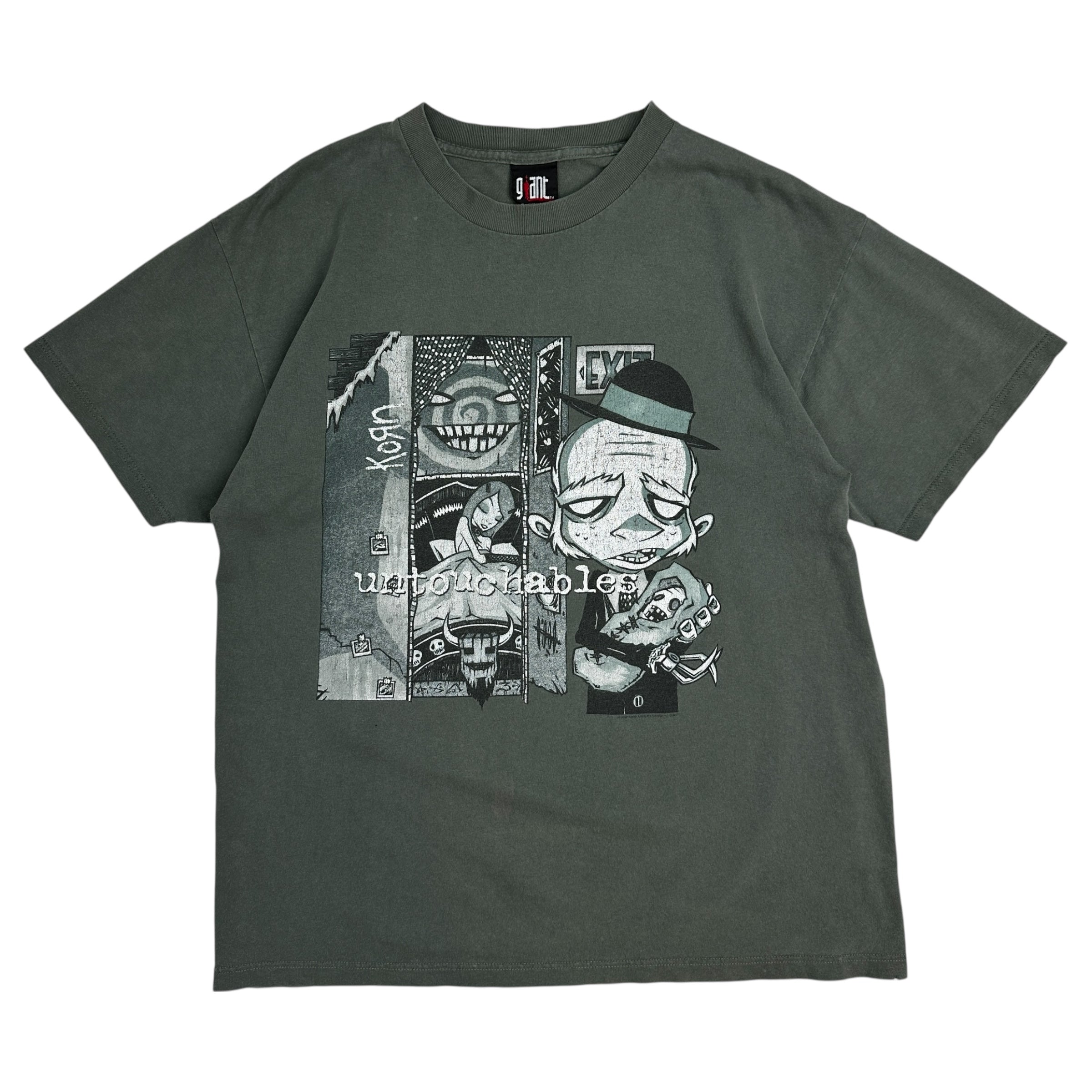2002 Korn Untouchables Pop Sux Tour Tee Green