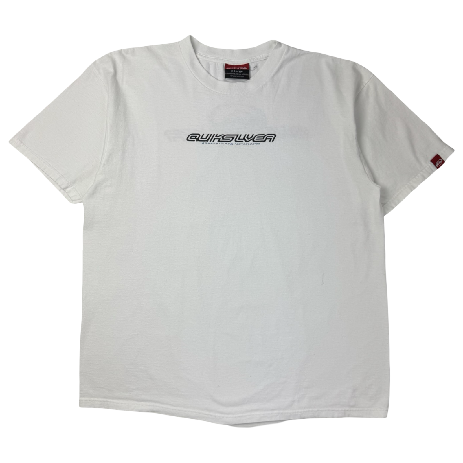 Vintage Quiksilver Boardriding Technology T-Shirt White