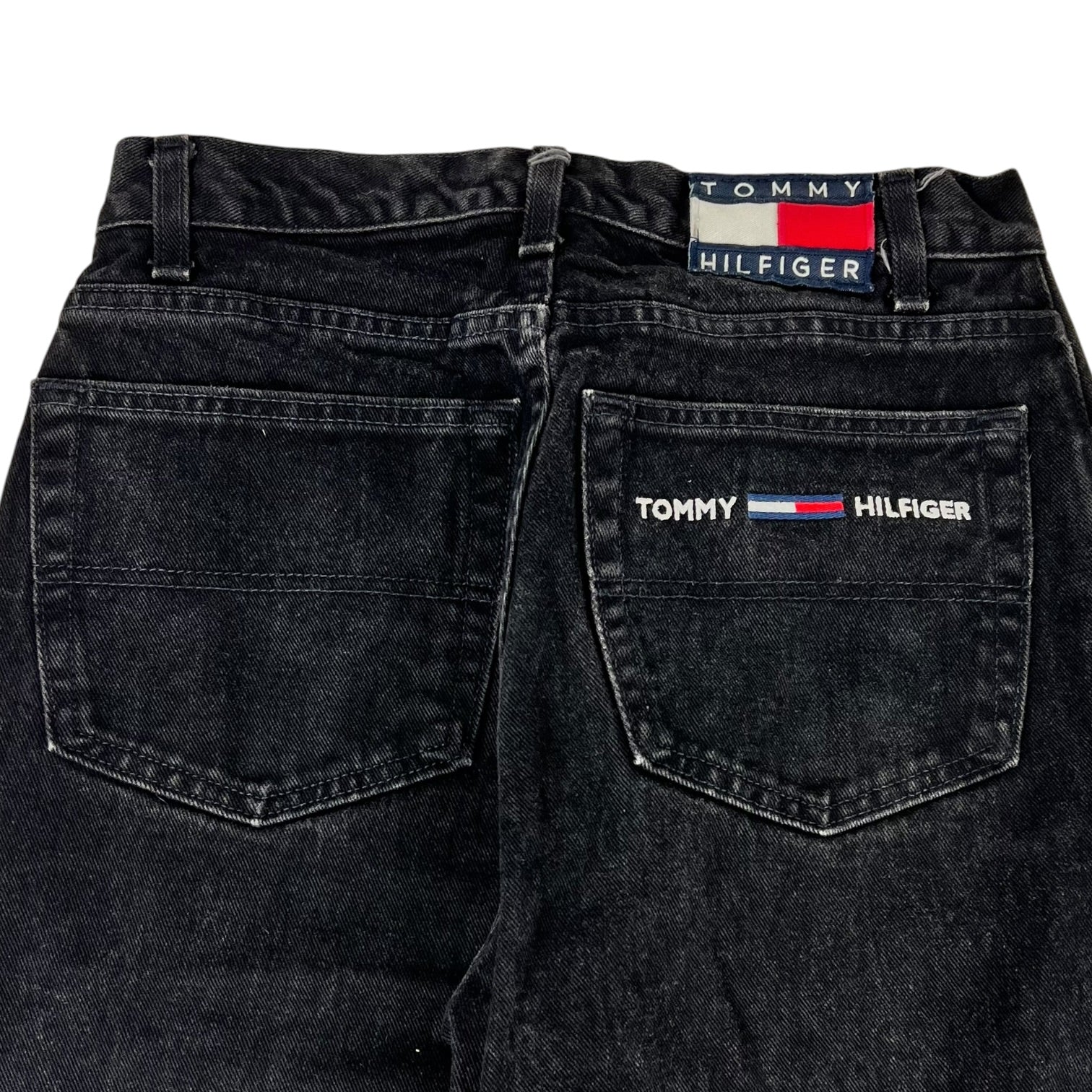 Vintage Tommy Hilfiger Black Denim Jeans Baggy Fit
